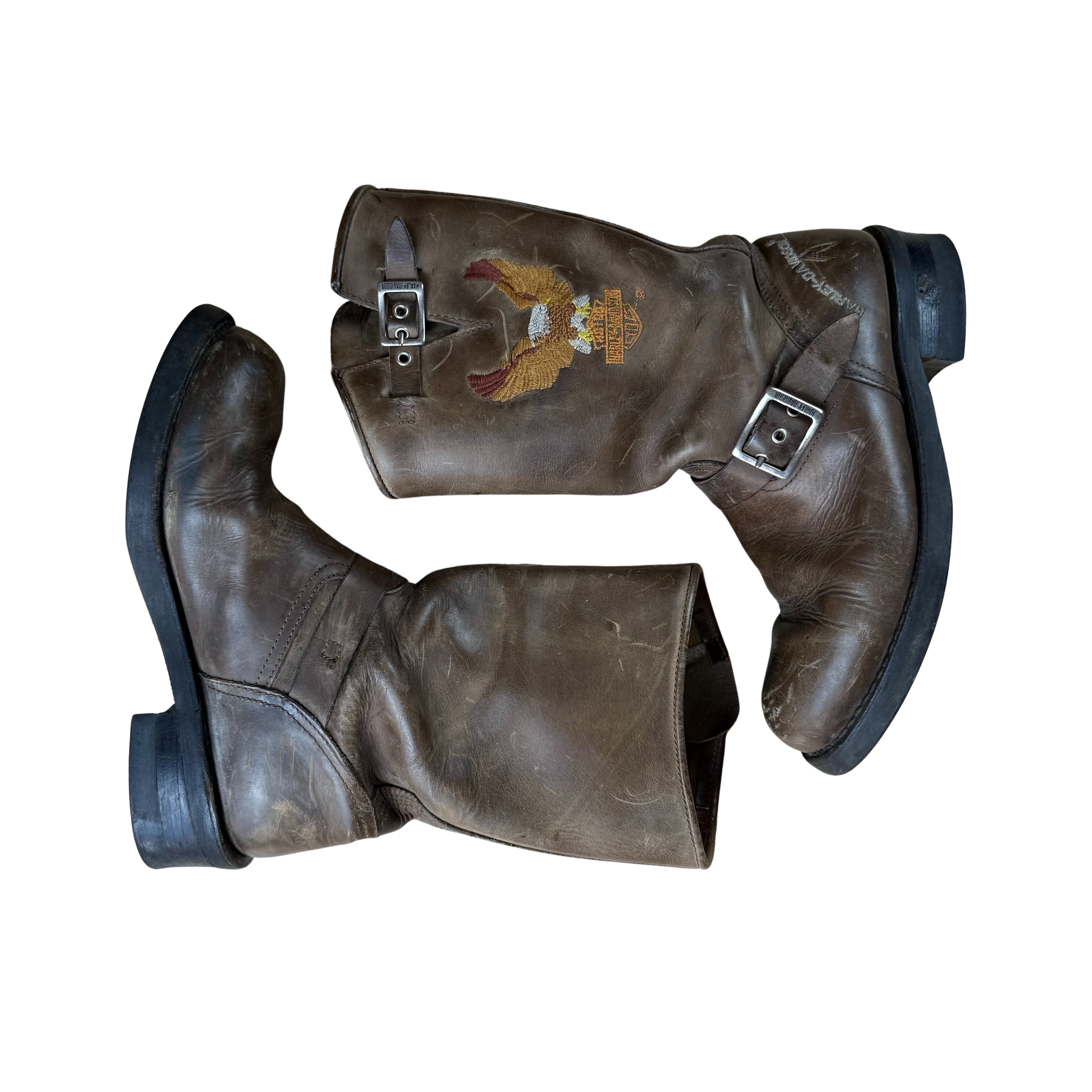 Vintage Harley Davidson Leder Boots - 41