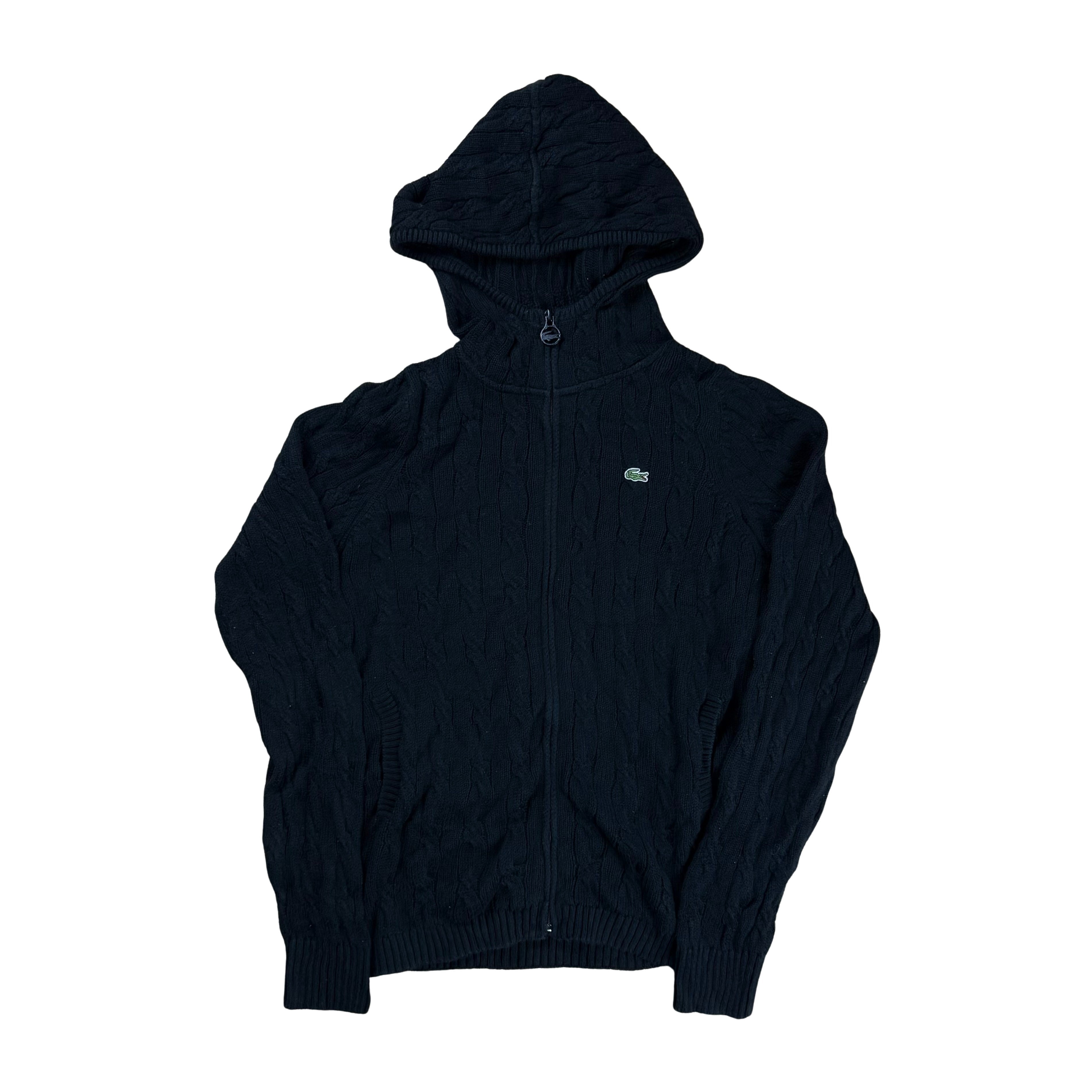 Vintage Lacoste Y2k Cableknit Jacket - S