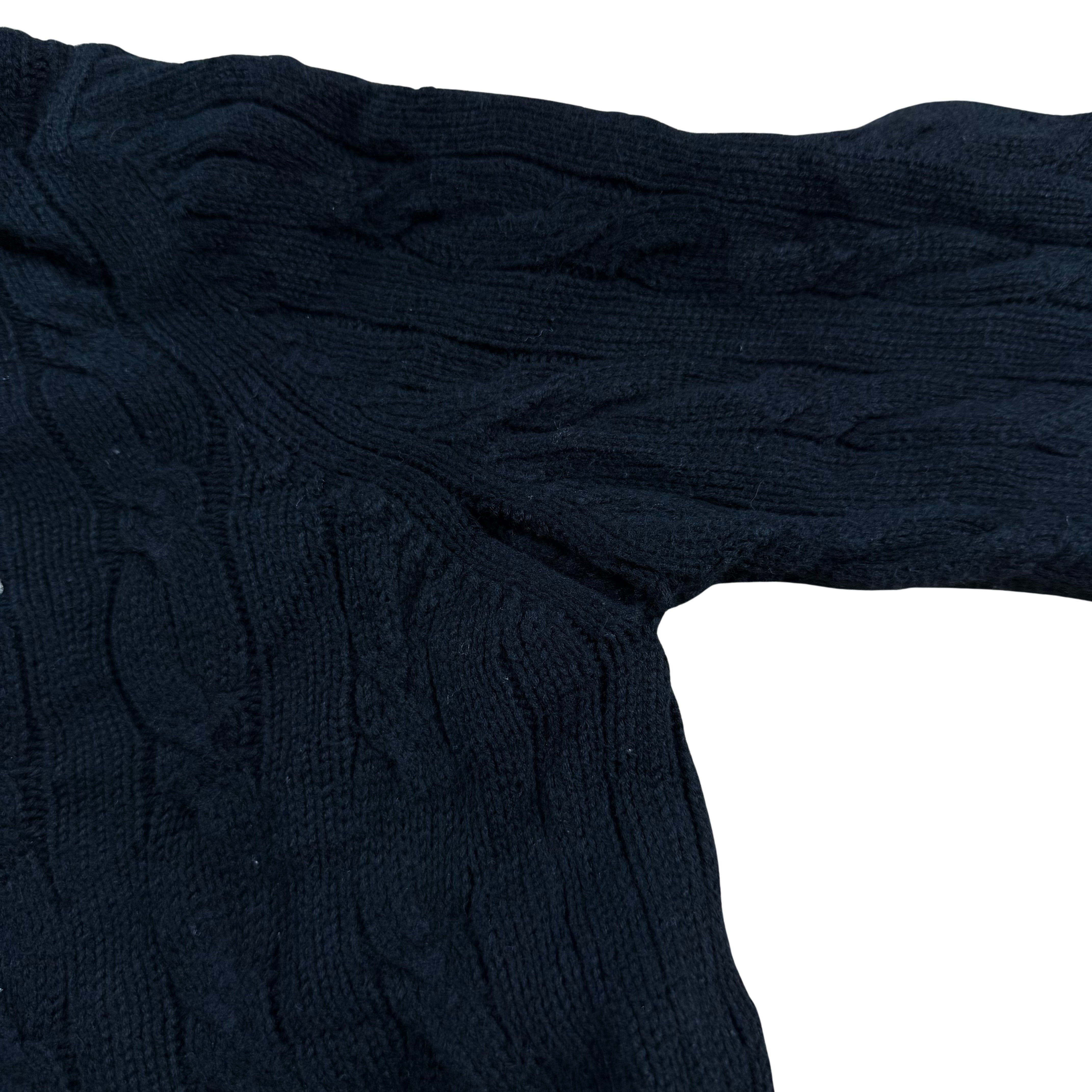 Vintage Lacoste Y2k Cableknit Jacket - S