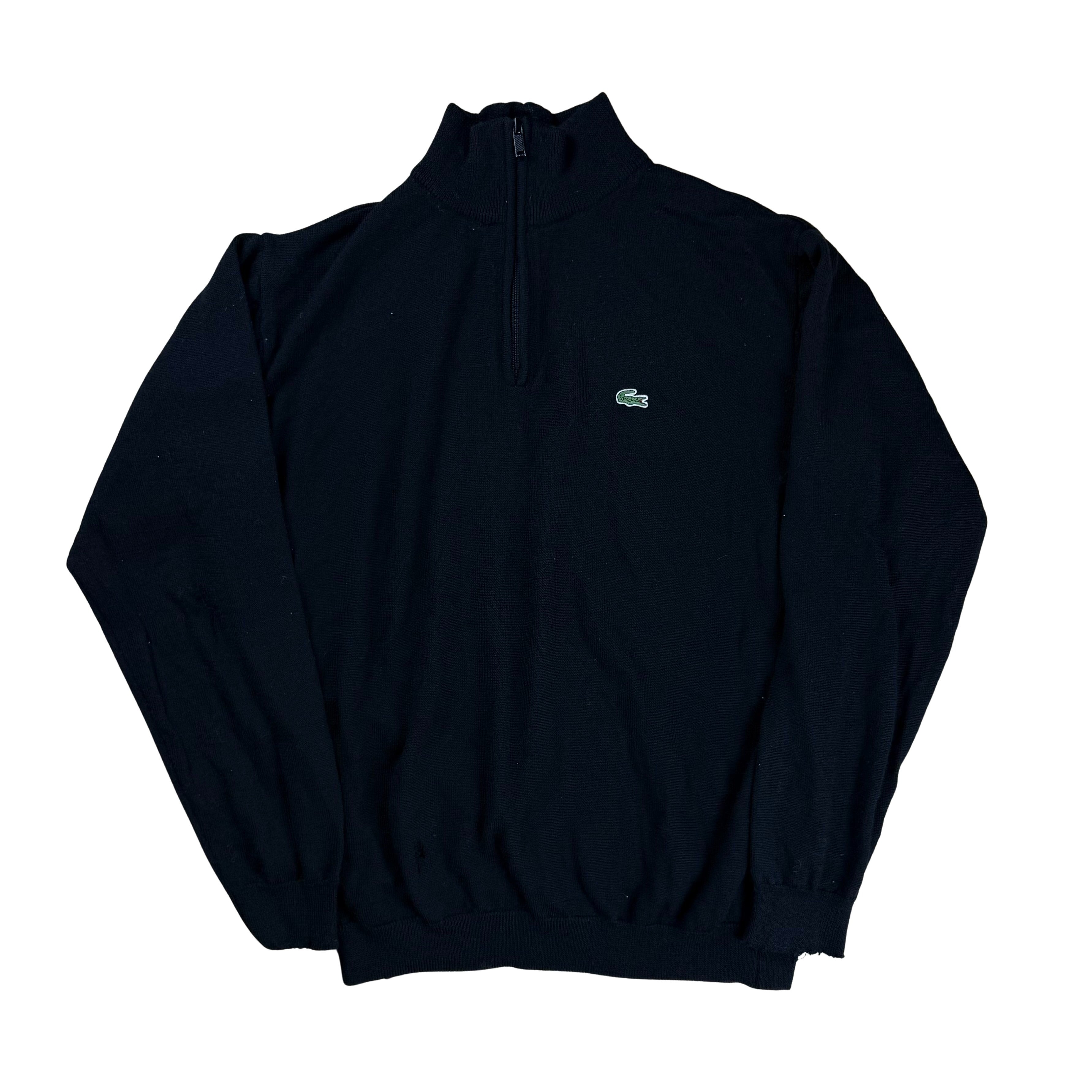 Vintage Lacoste Knit Halfzip - L