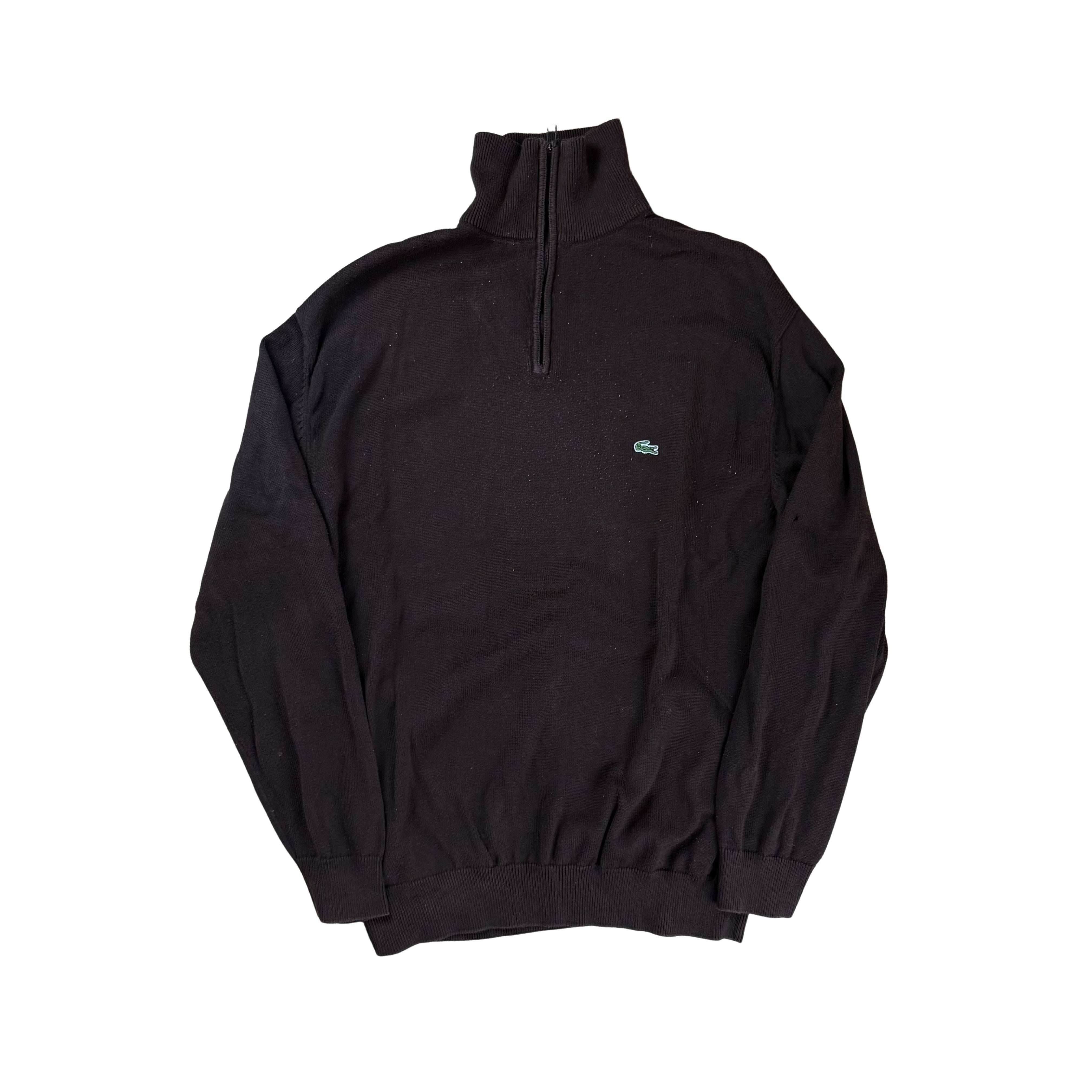 Vintage Lacoste Knit Halfzip - L