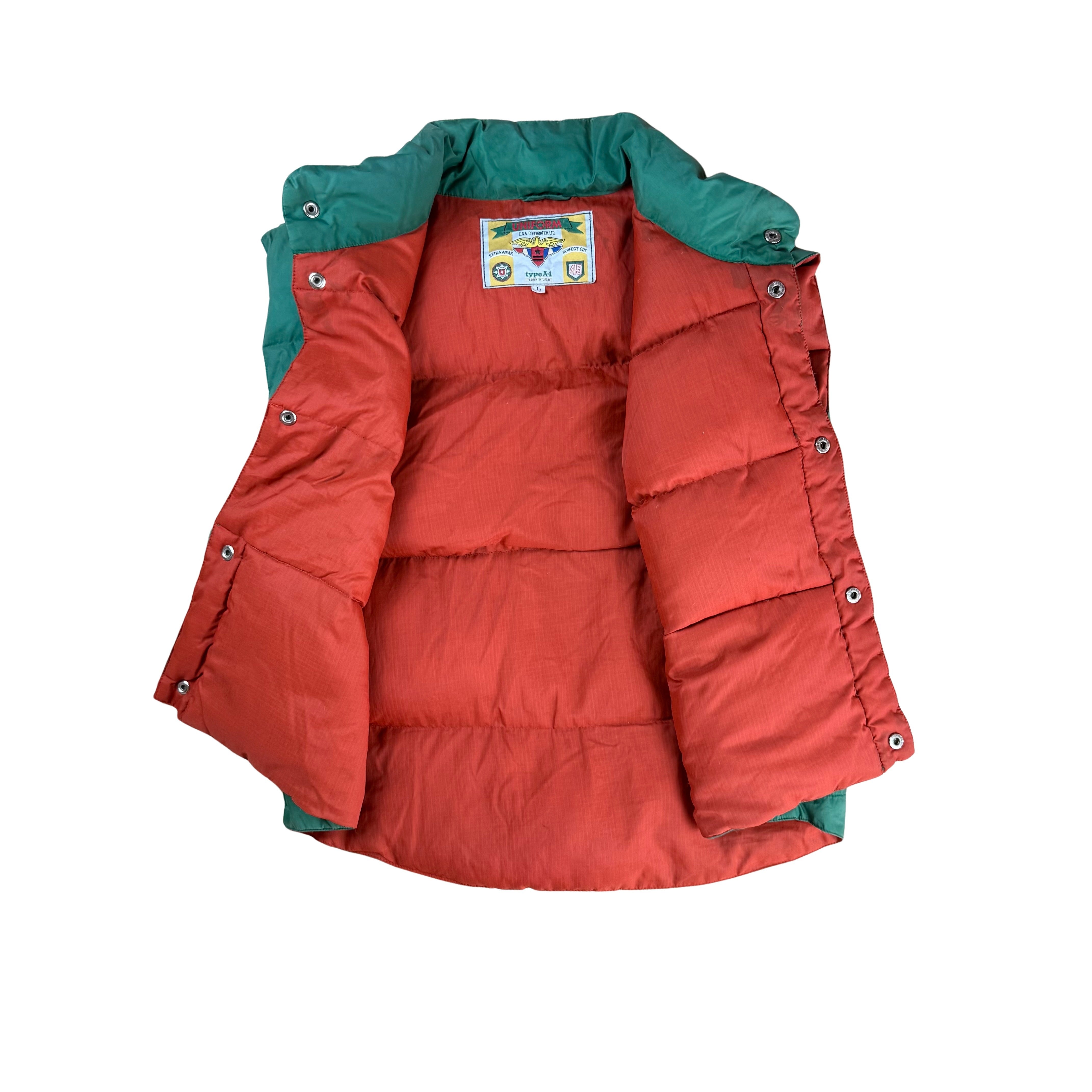 Vintage Vest 80s USA Army - L