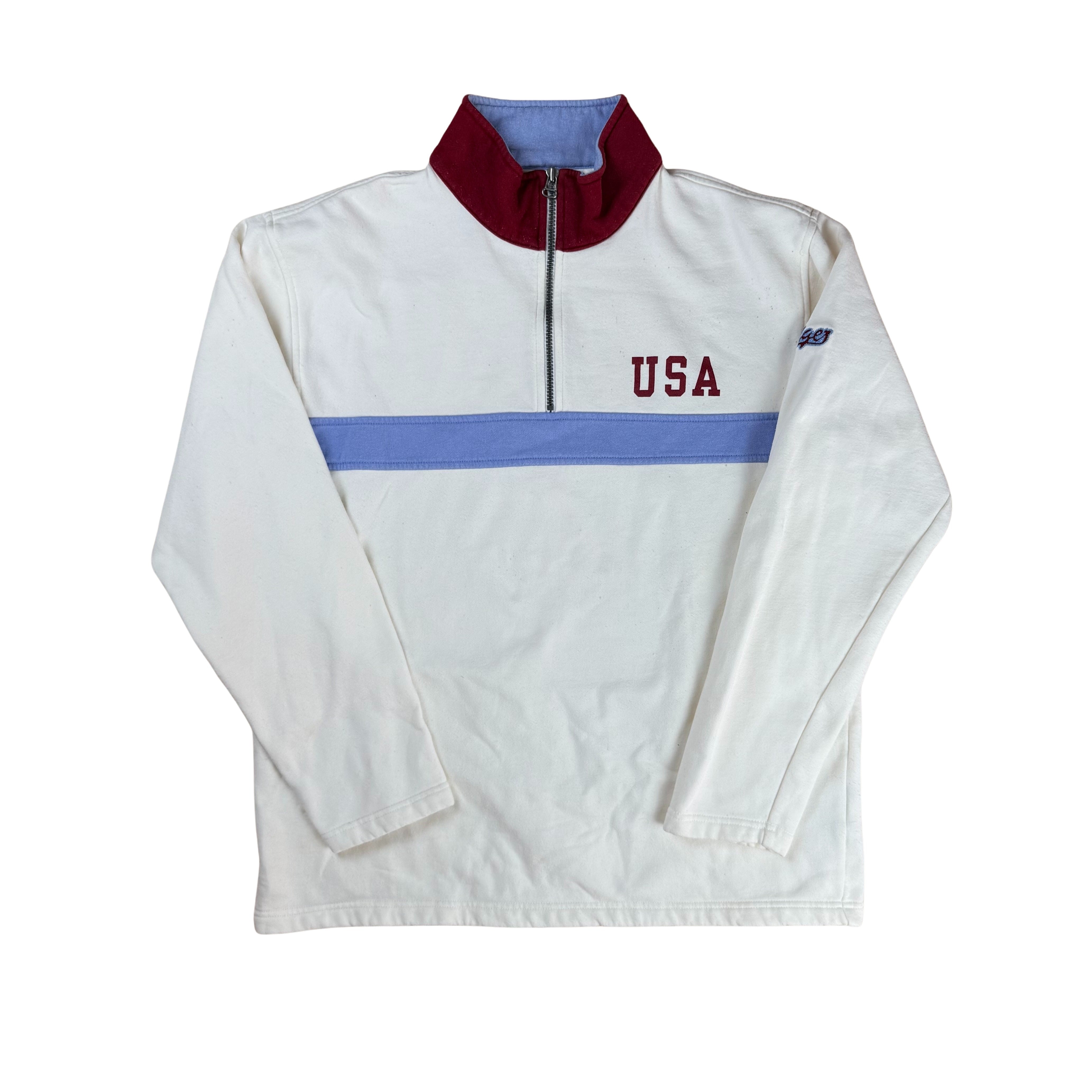 Vintage Tommy Hilfiger Half Zip - L