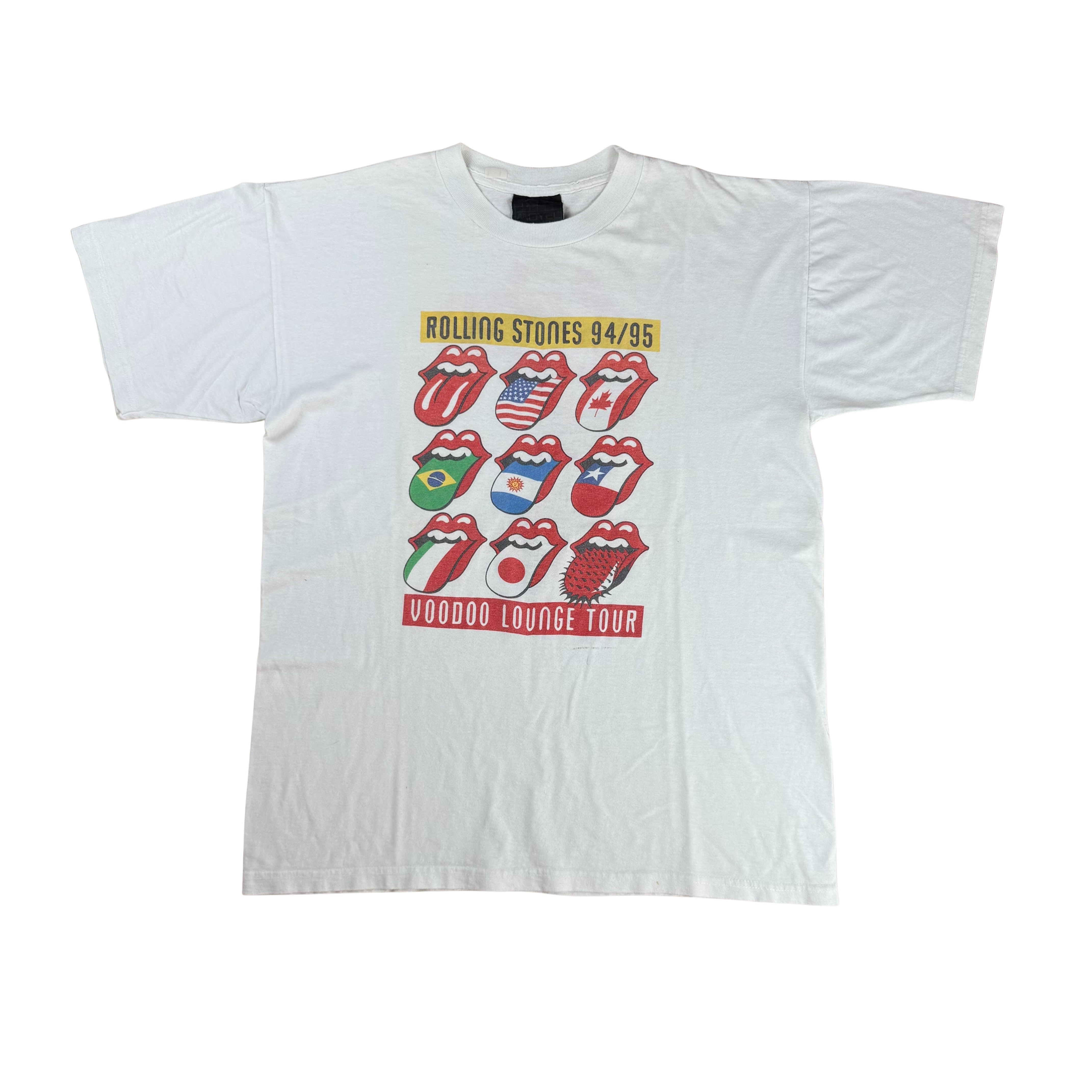 Vintage Rolling Stones Voodoo Tour T-shirt 90s Reprint - XL