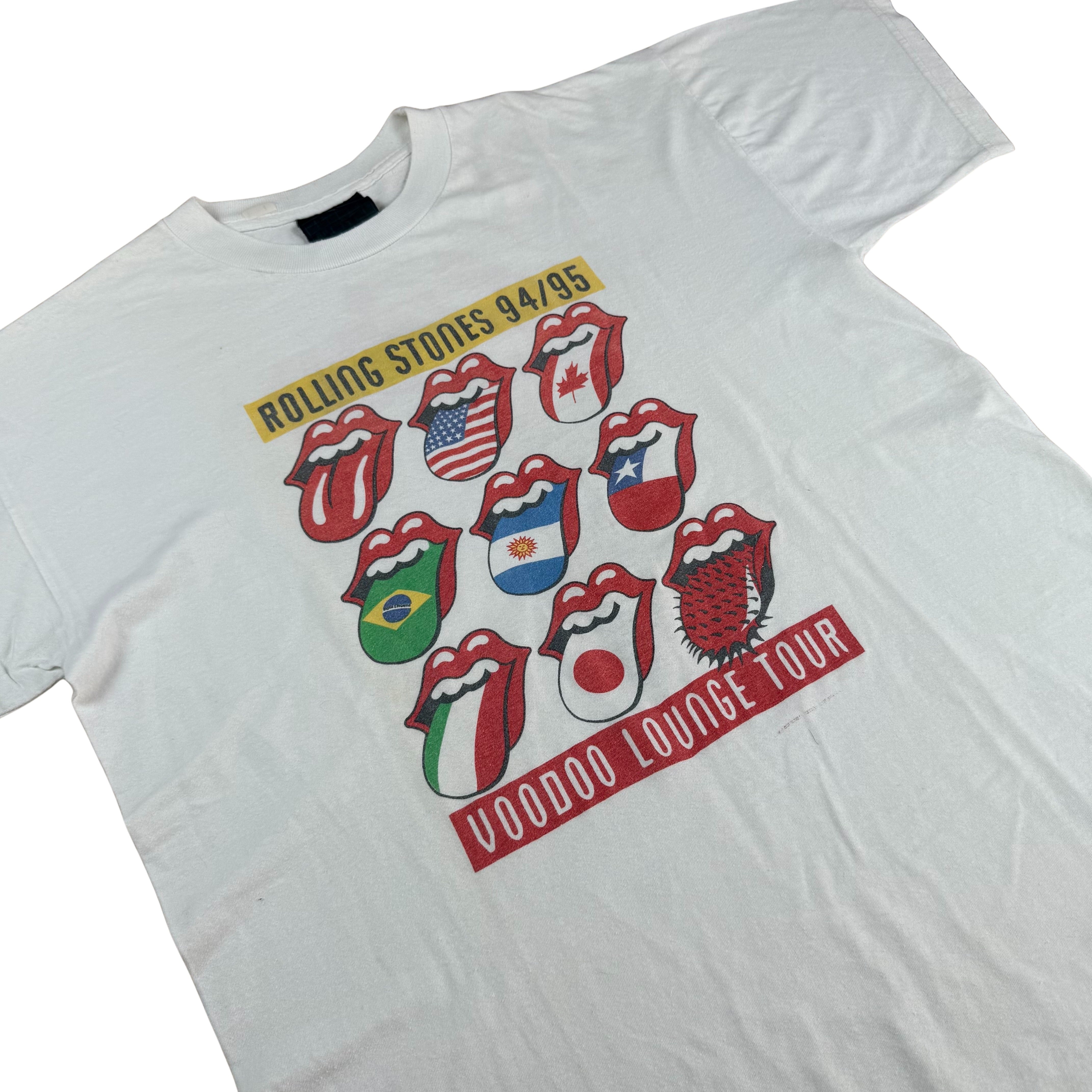 Vintage Rolling Stones Voodoo Tour T-shirt 90s Reprint - XL