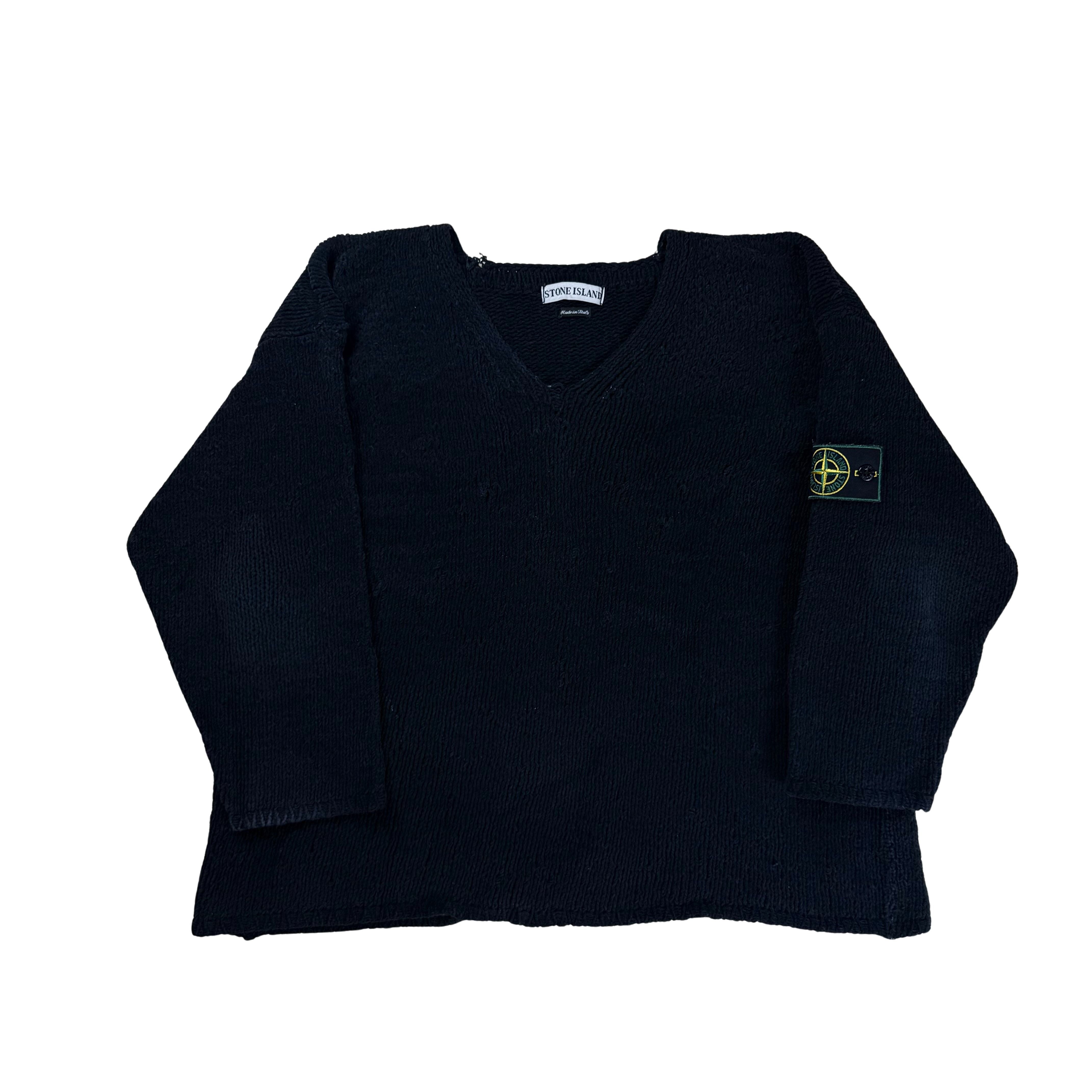Vintage Stone Island 1995 Knit Sweatshirt - S