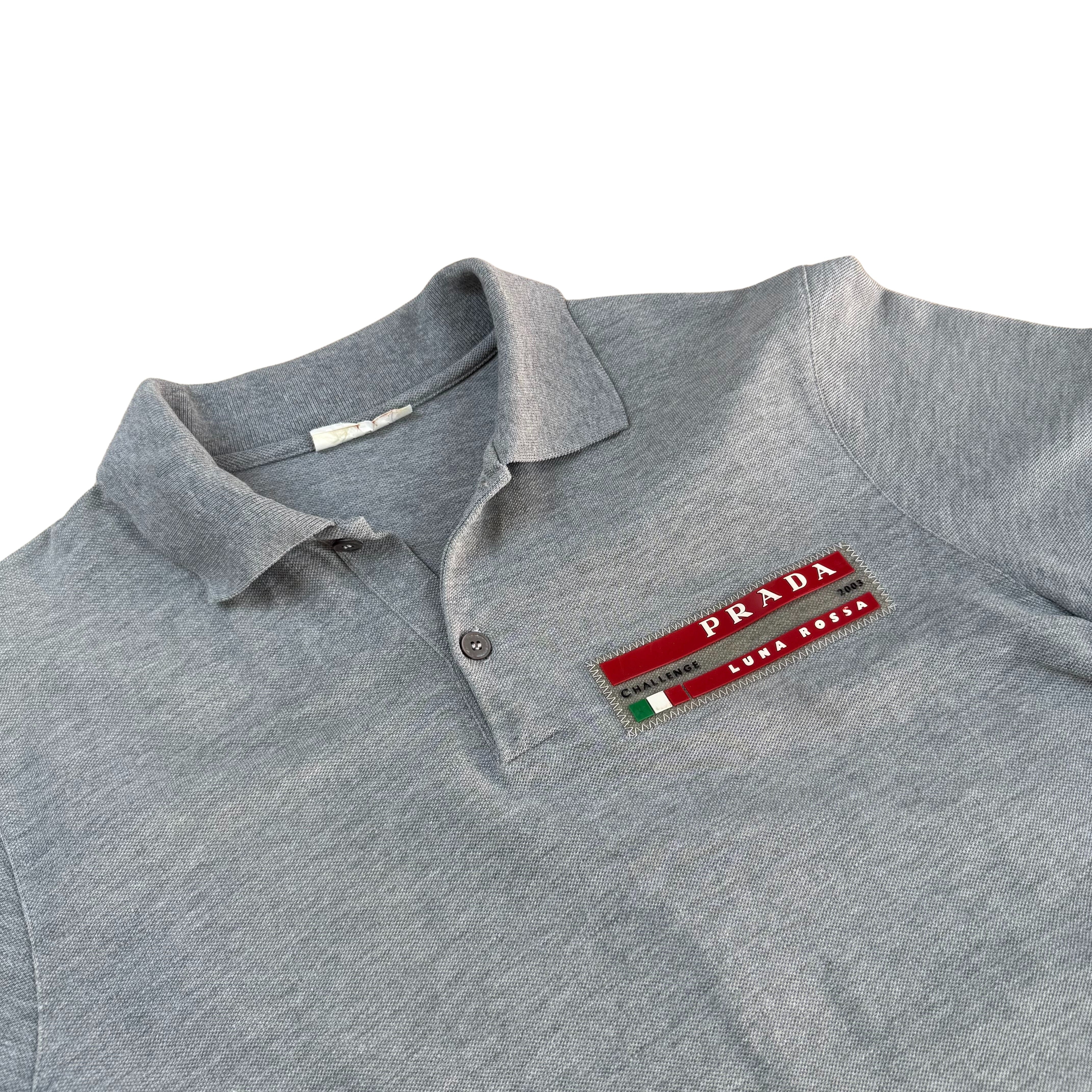 Vintage Prada Poloshirt Luna Rossa 2003 - L