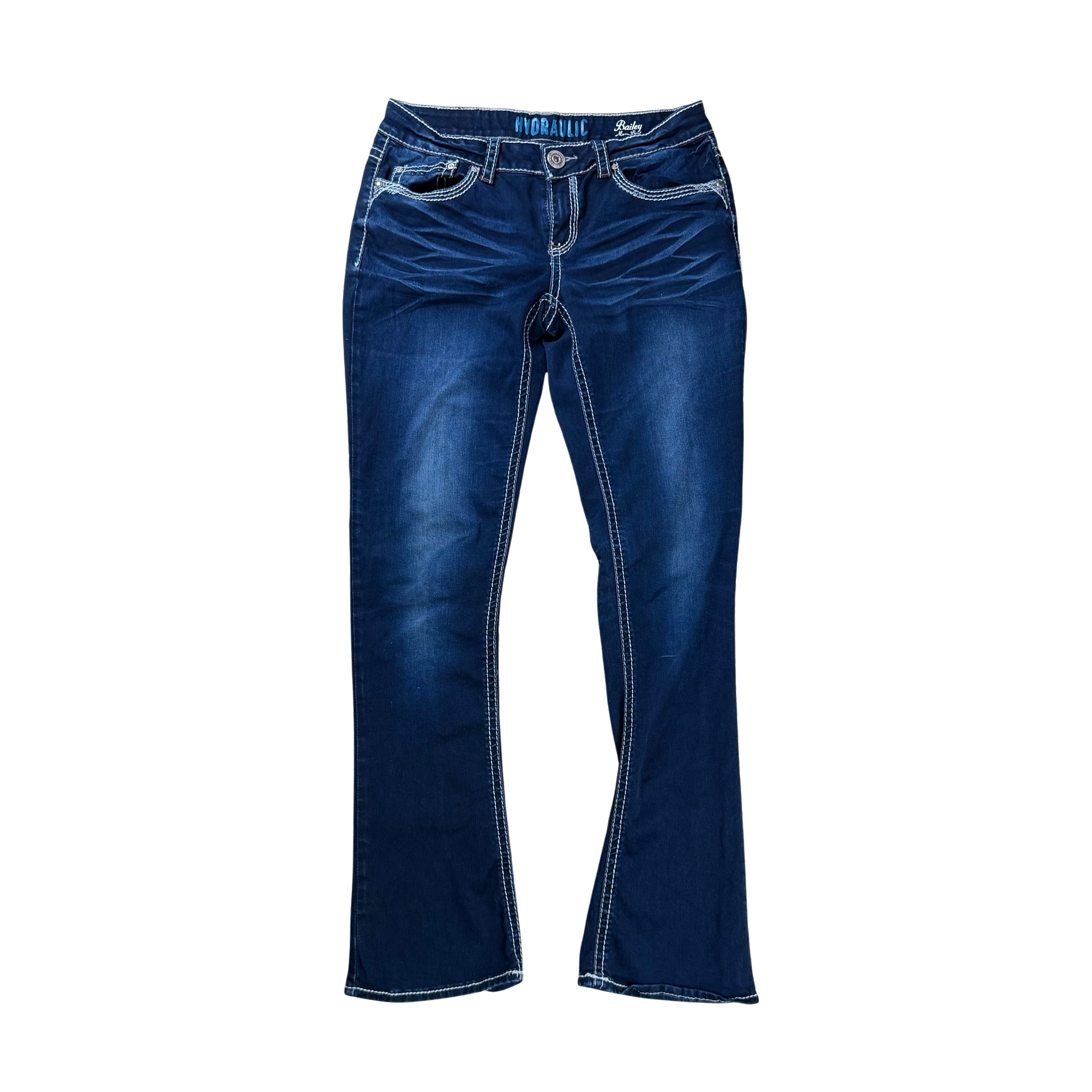 Vintage Y2K Hydraulic Jeans Flared - XL