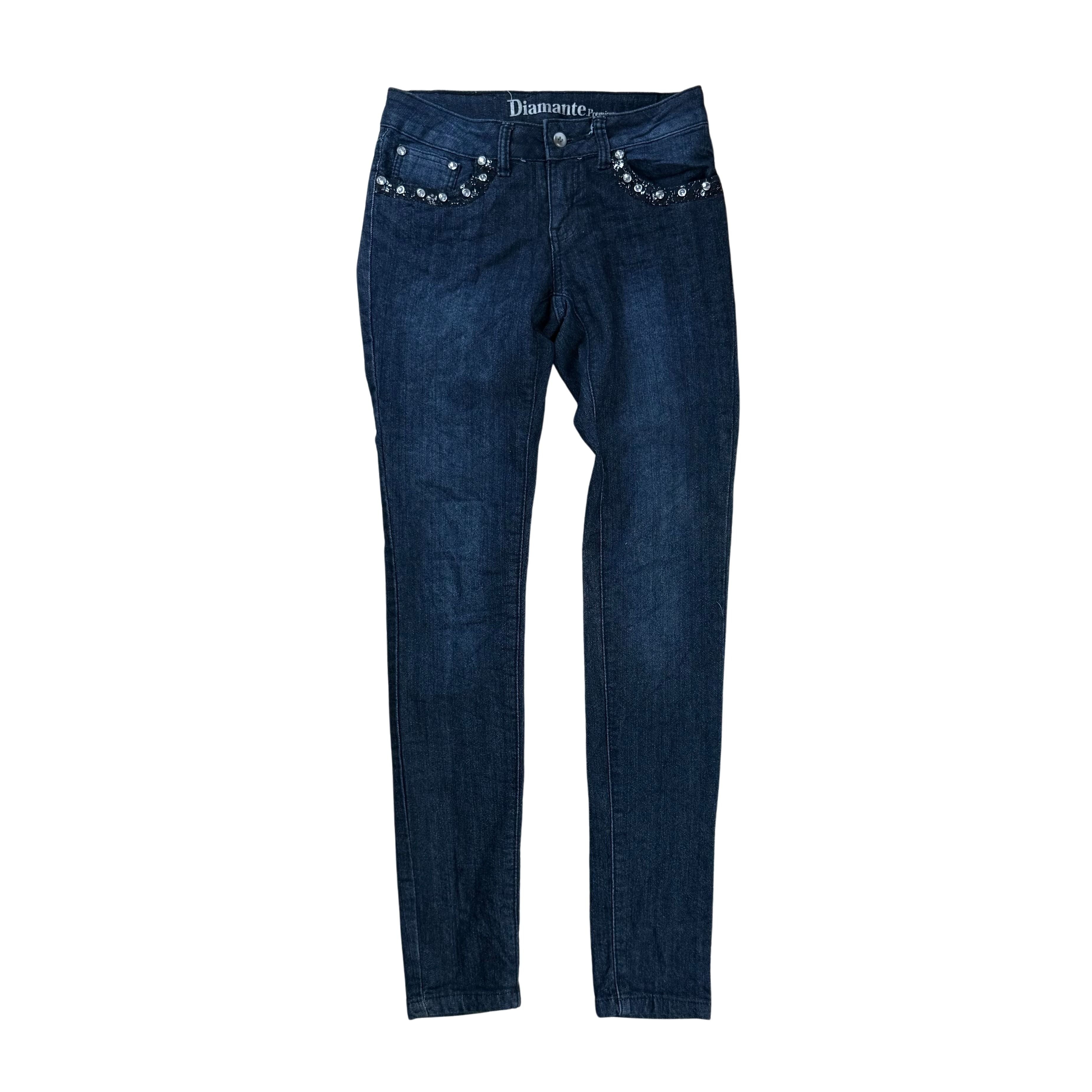 Vintage Y2K Diamante Premium Jeans - S