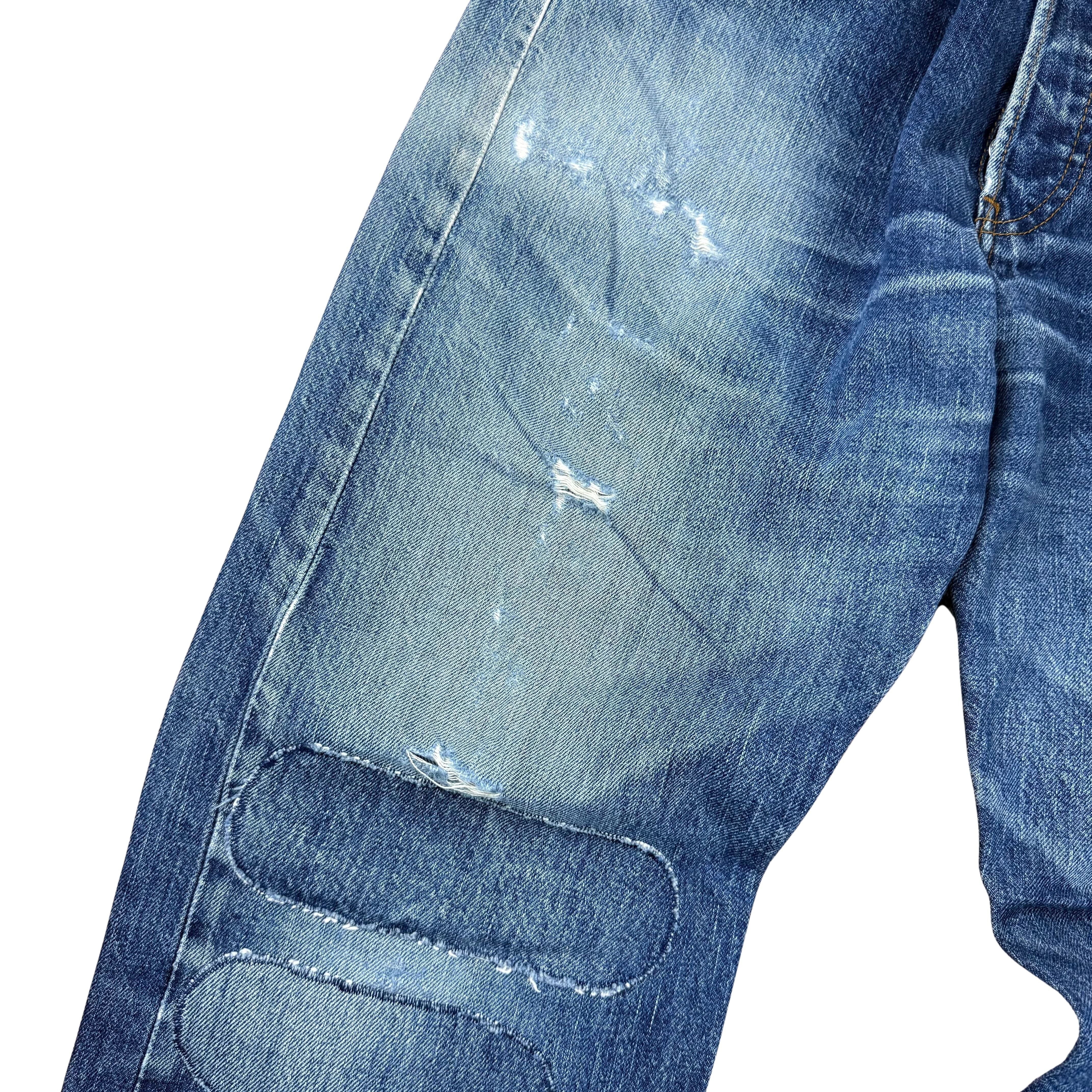 Vintage Levi's 501 Patchwork Jeans - M