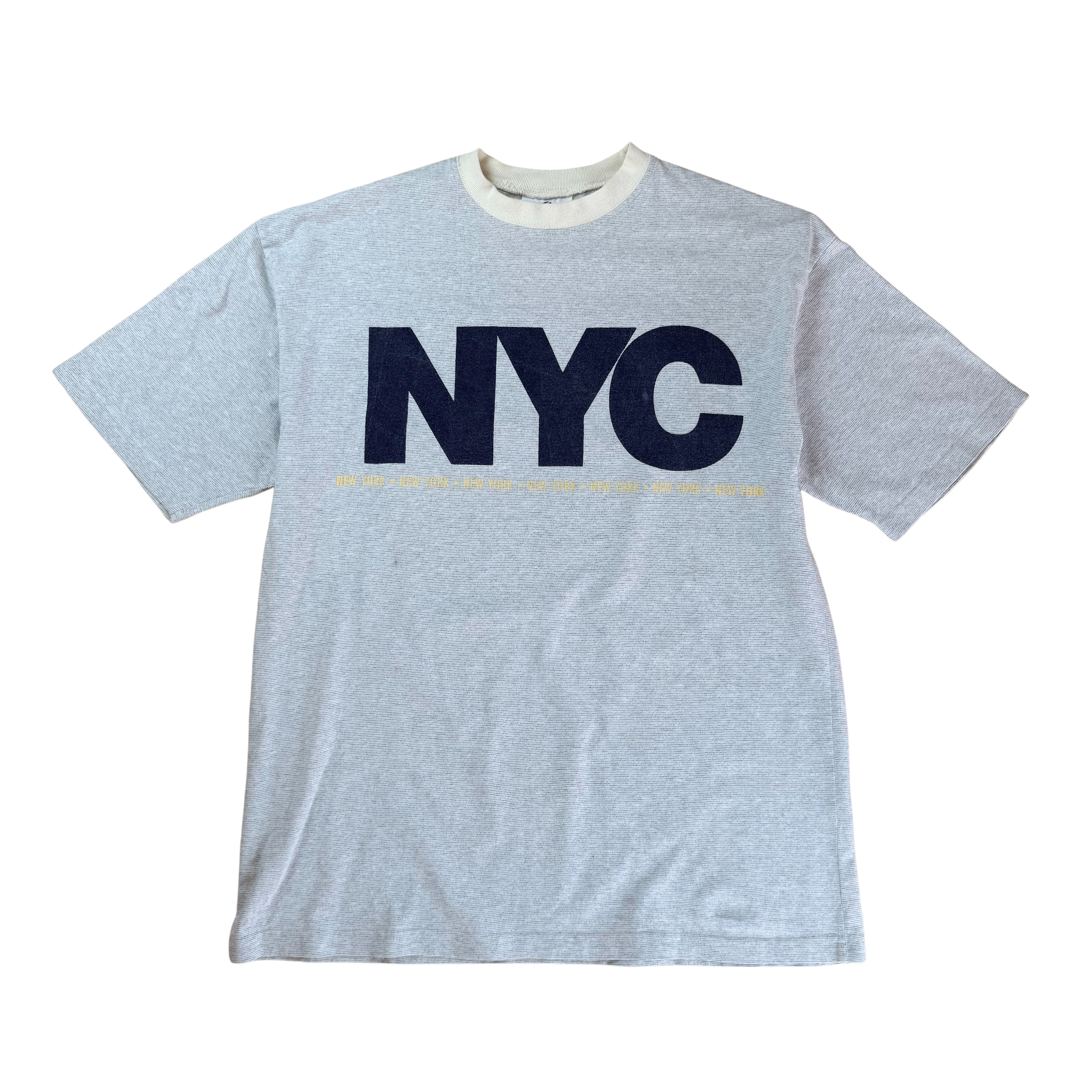 Vintage 90s NYC USA College T-Shirt - XL
