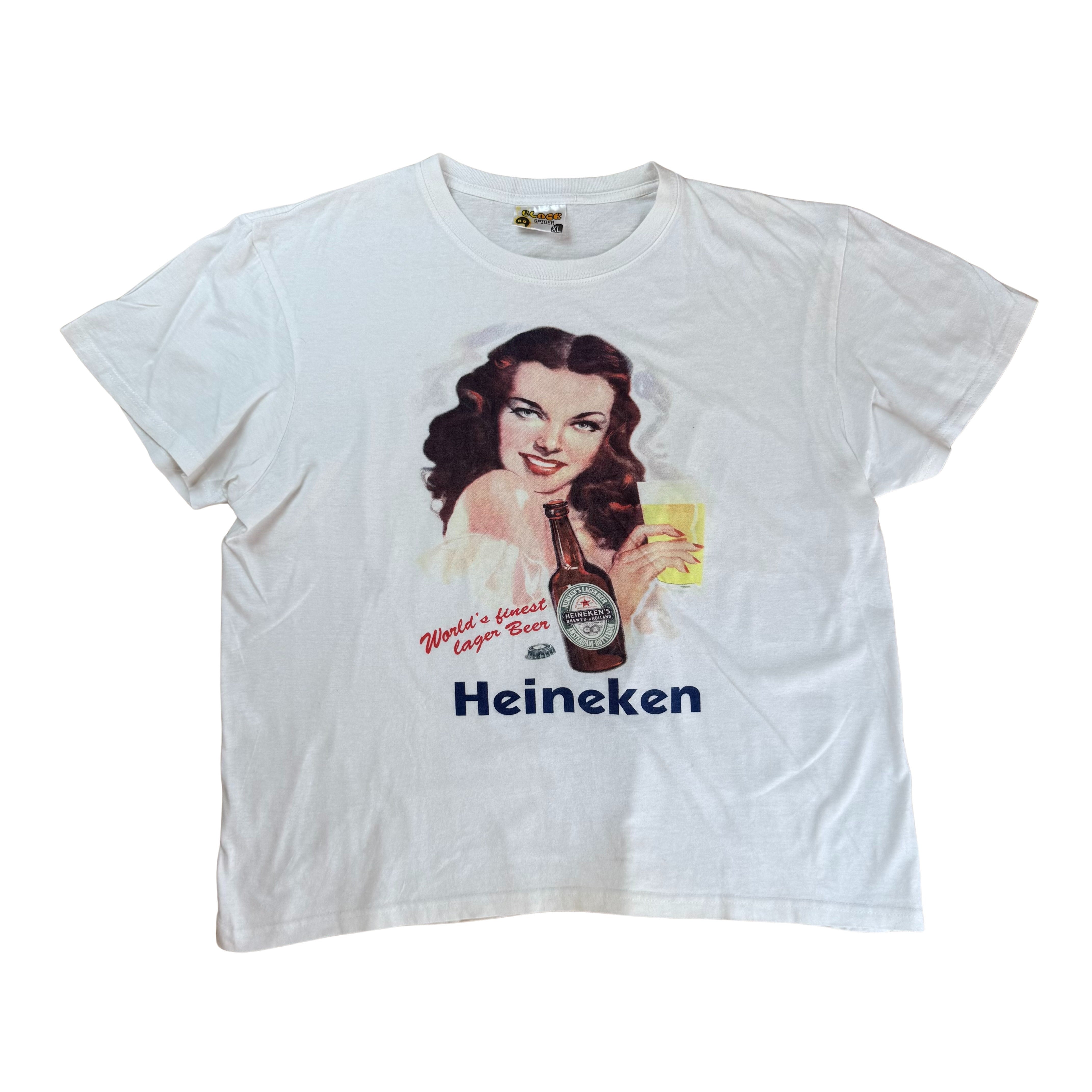 Vintage 90s Heineken T-Shirt - XL