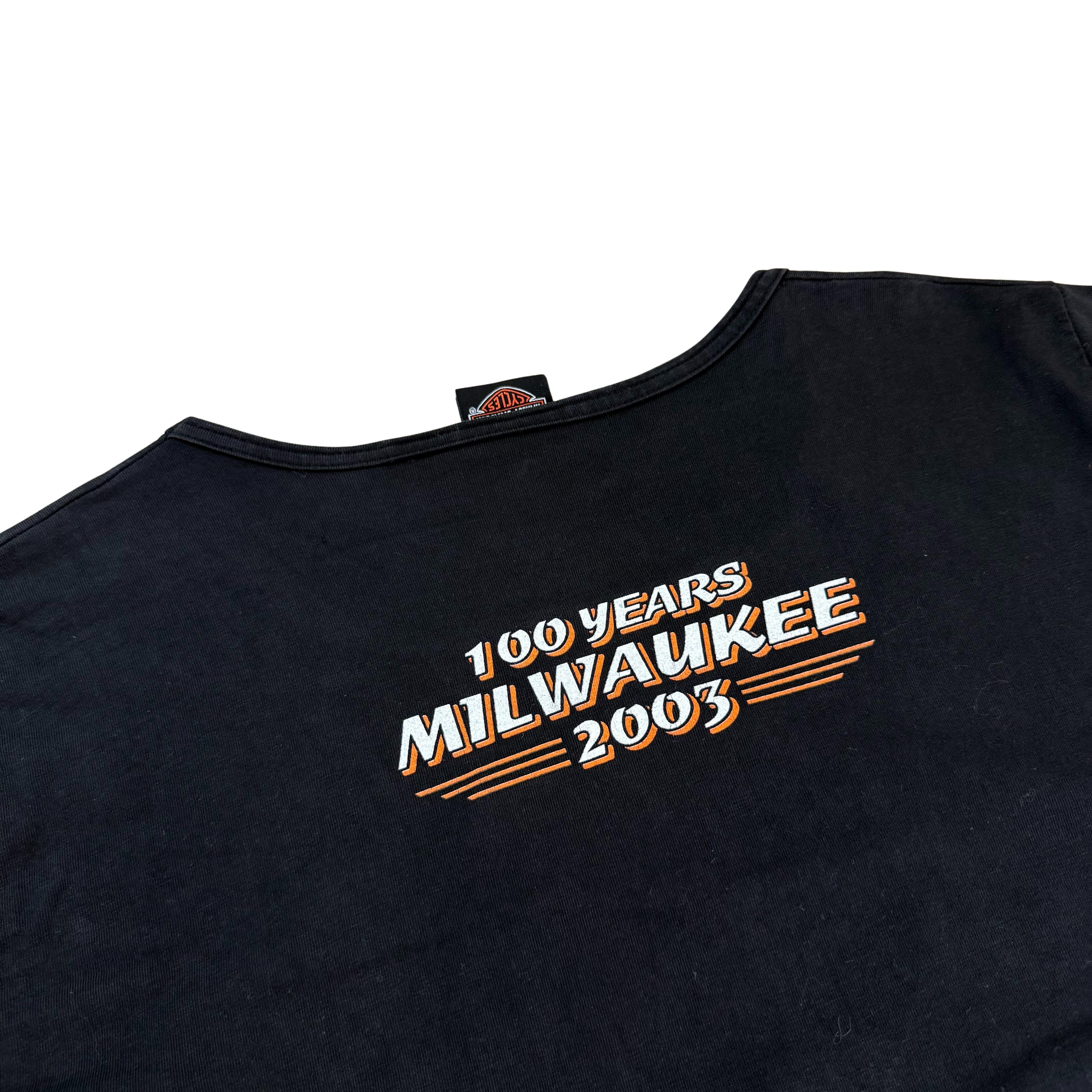 Vintage Harley Davidson T-Shirt Milwaukee 2003 - XL (Womens)
