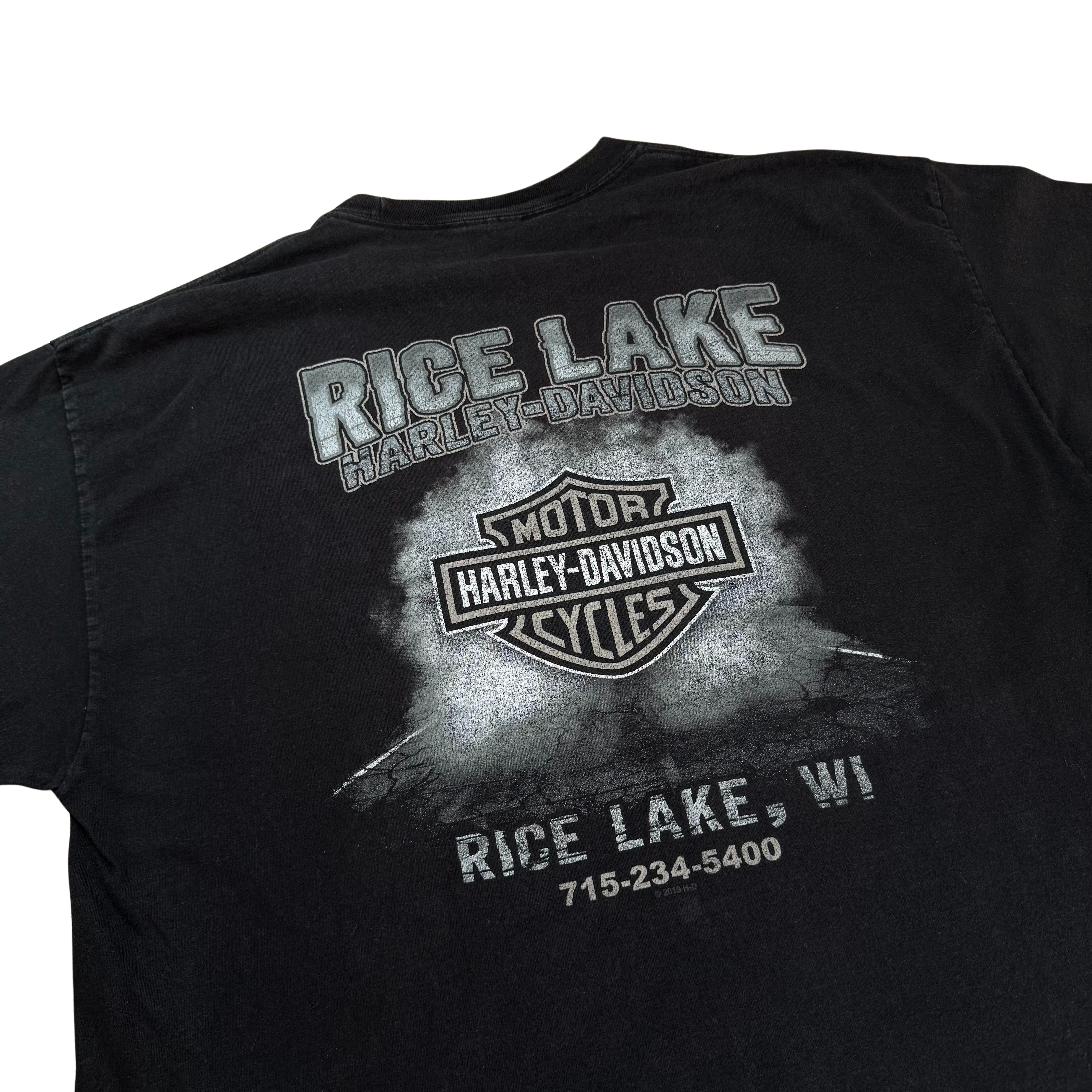 Vintage Harley Davidson Rice Lake T-Shirt - XL