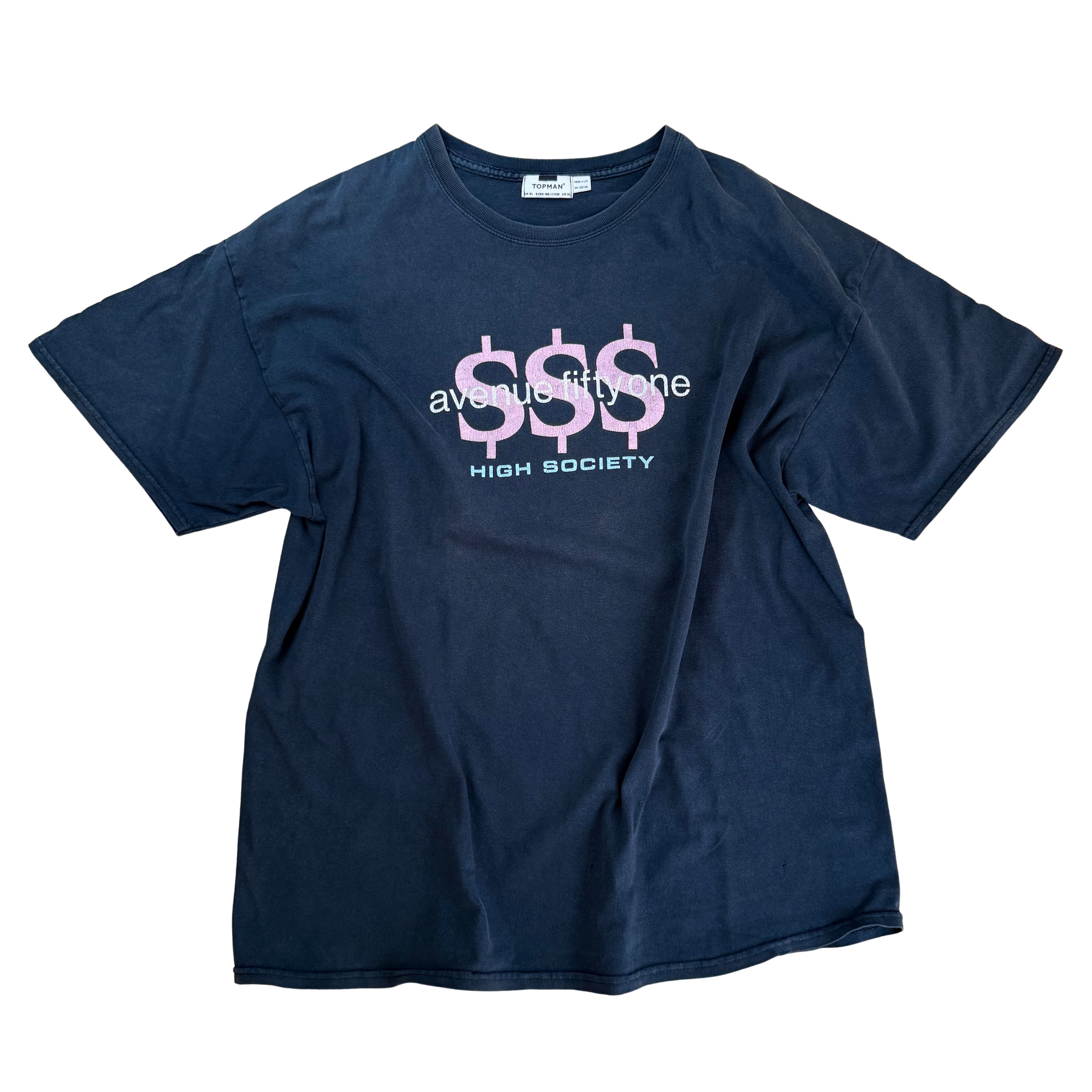 Vintage Topman Washed T-Shirt - XL