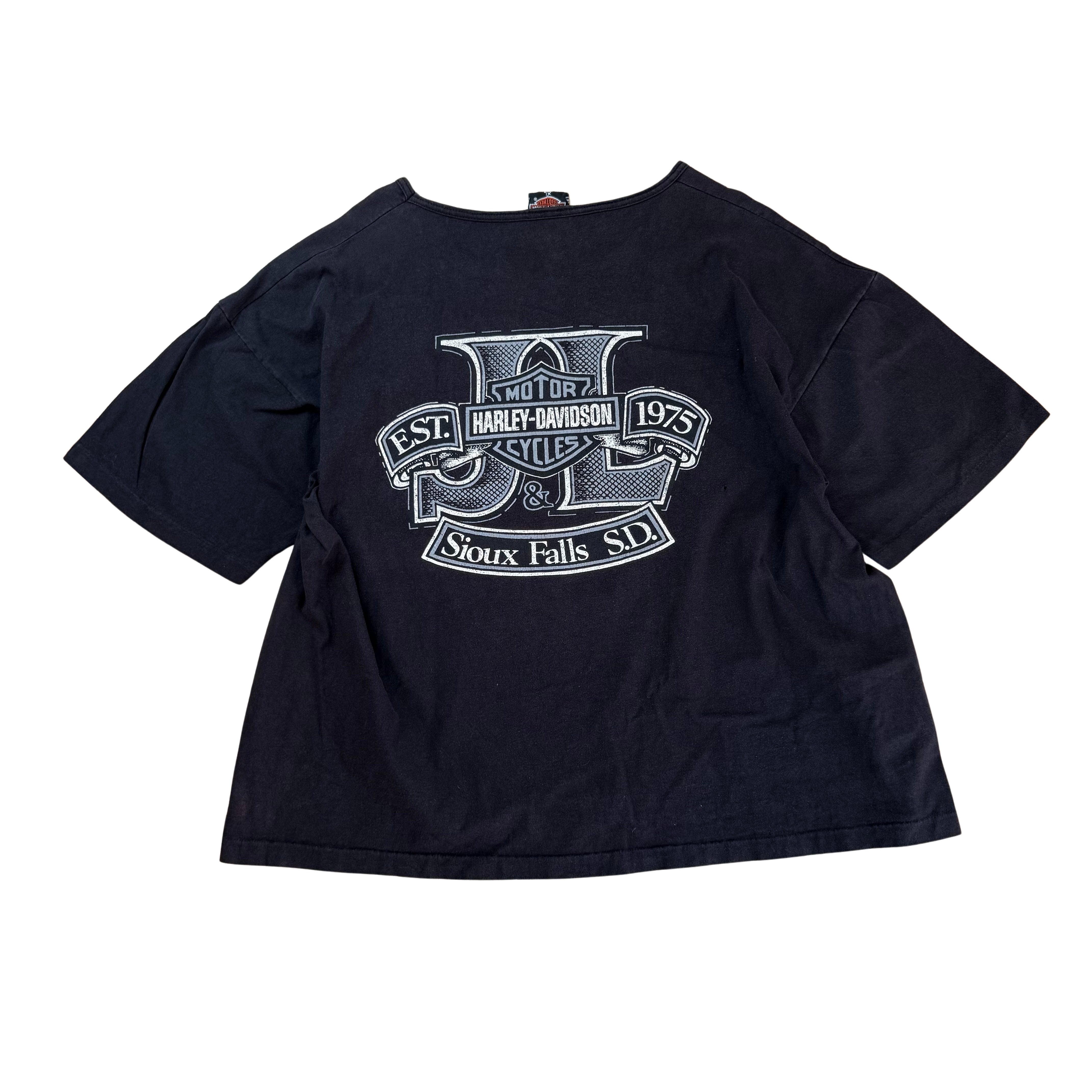 Vintage Harley Davidson T-Shirt Siouxfalls - XL (Womens)