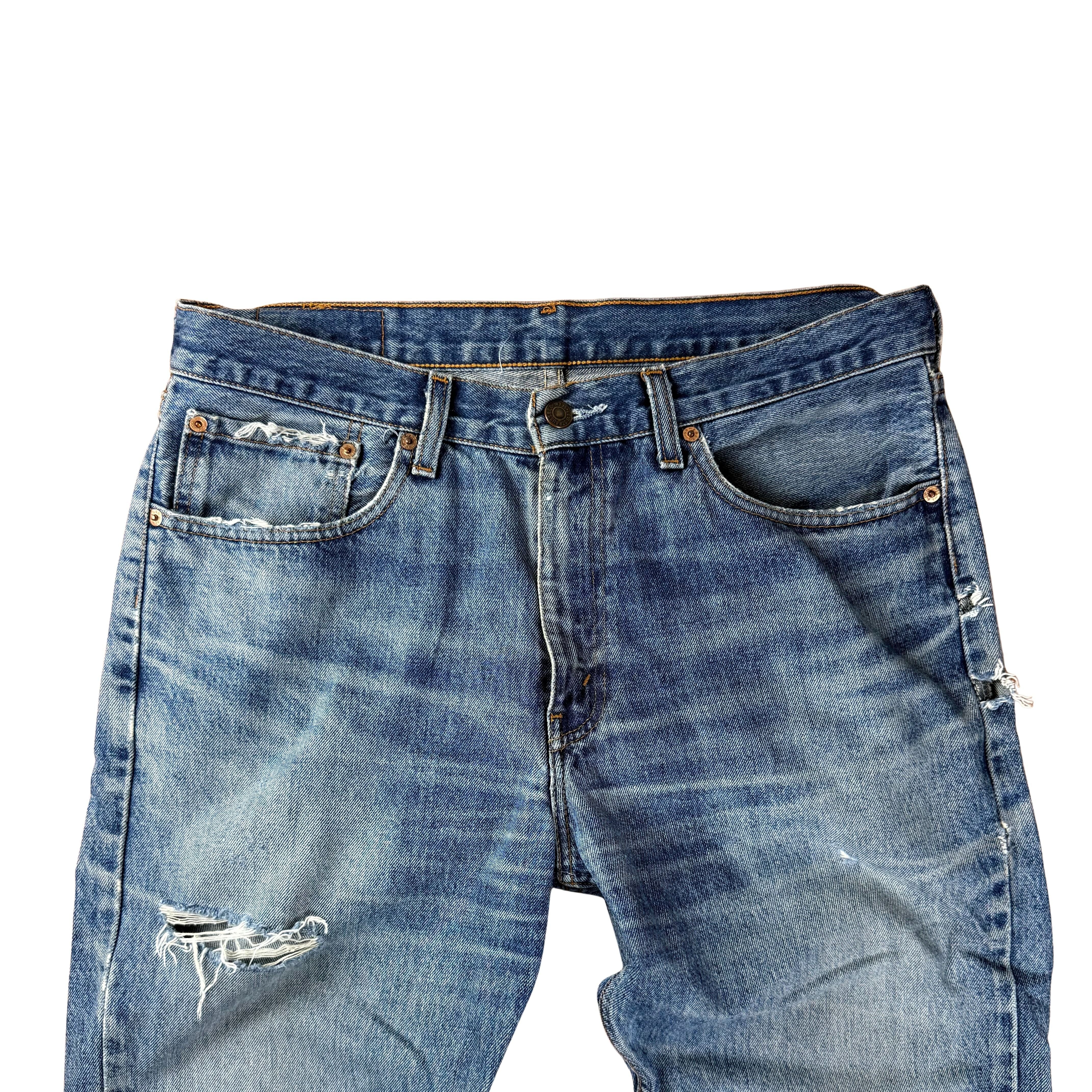 Vintage Levi's 571 Washed Jeans - L