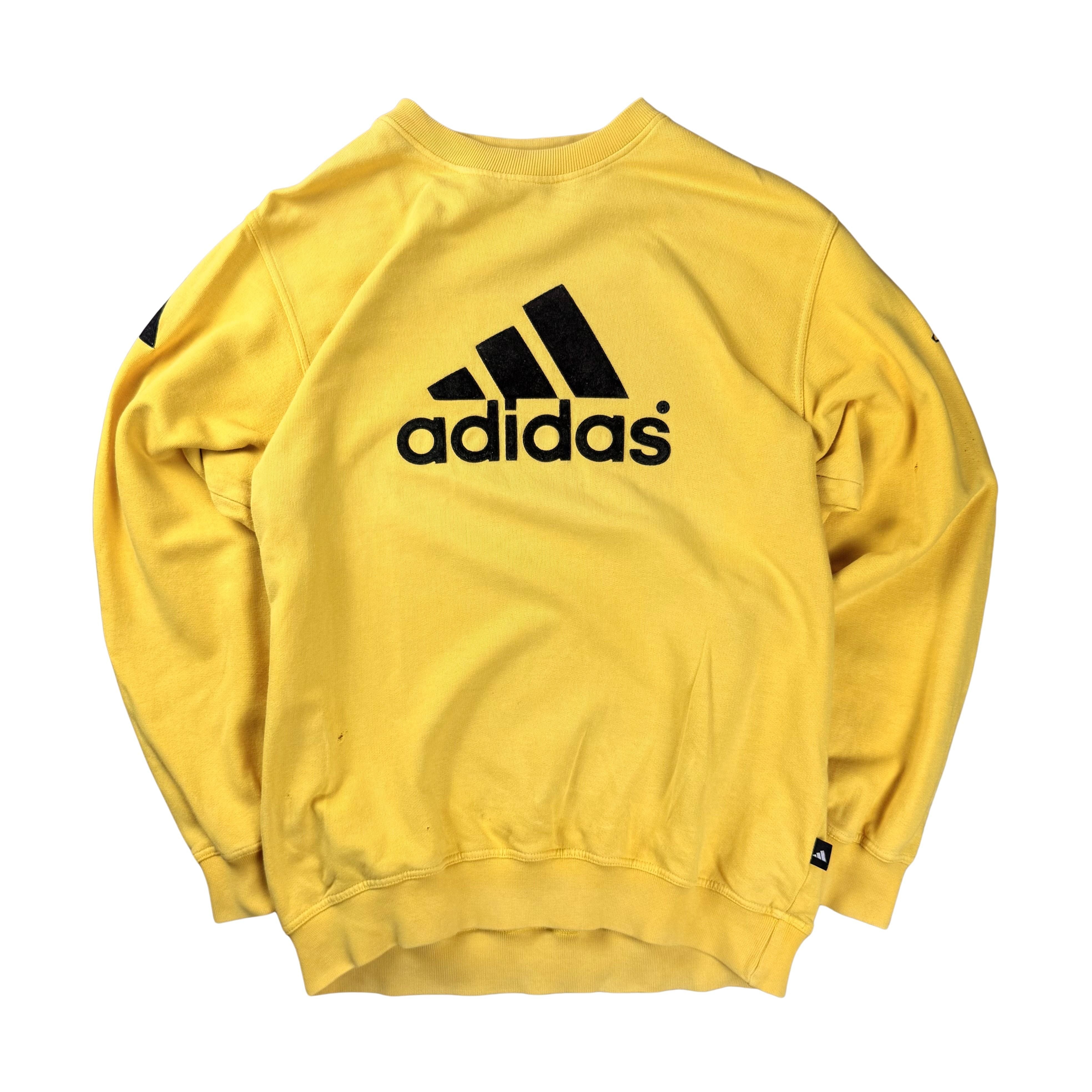 Vintage Sunfaded Adidas 90s Sweatshirt - XS