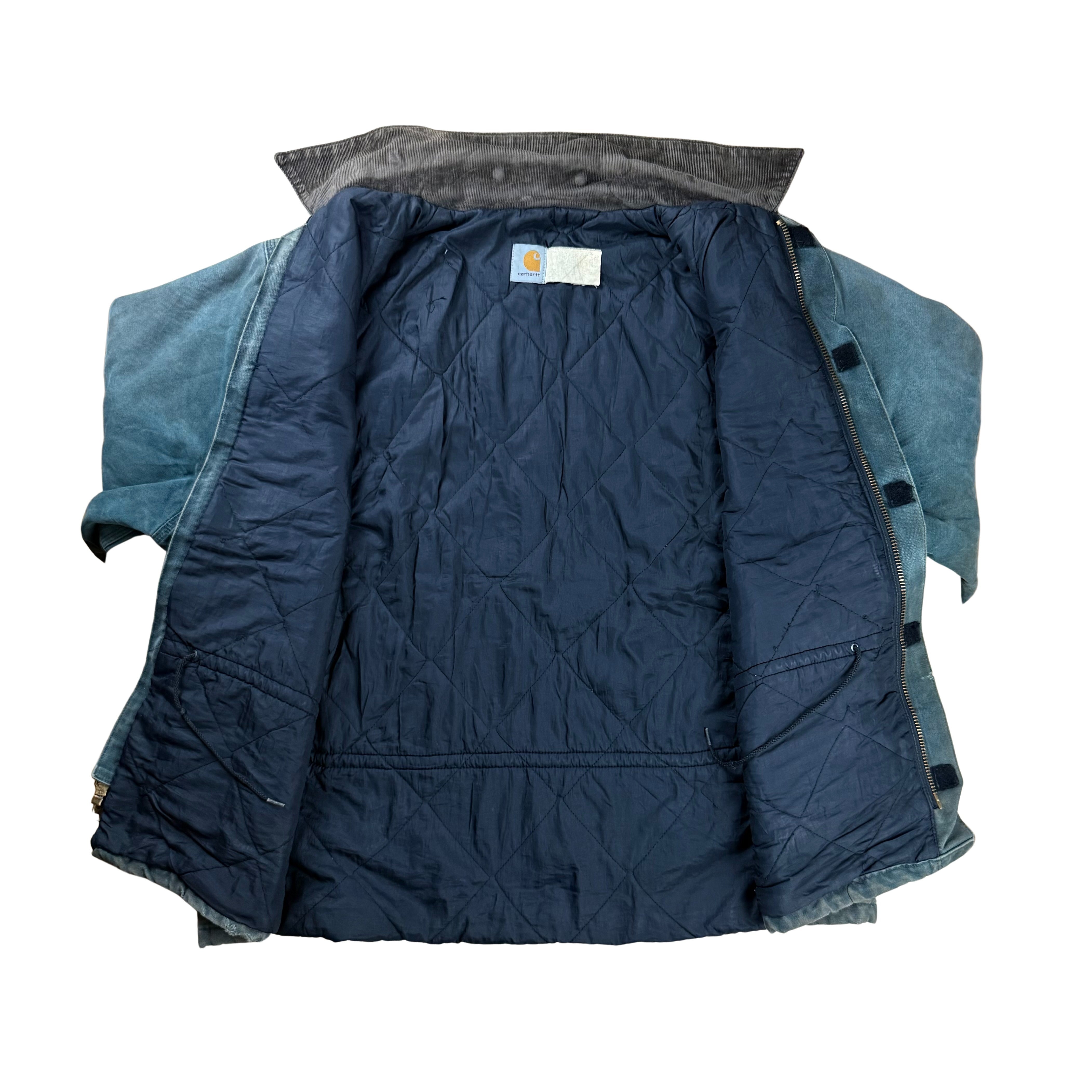 Vintage Carhartt Chore Jacket 90s Faded - XL