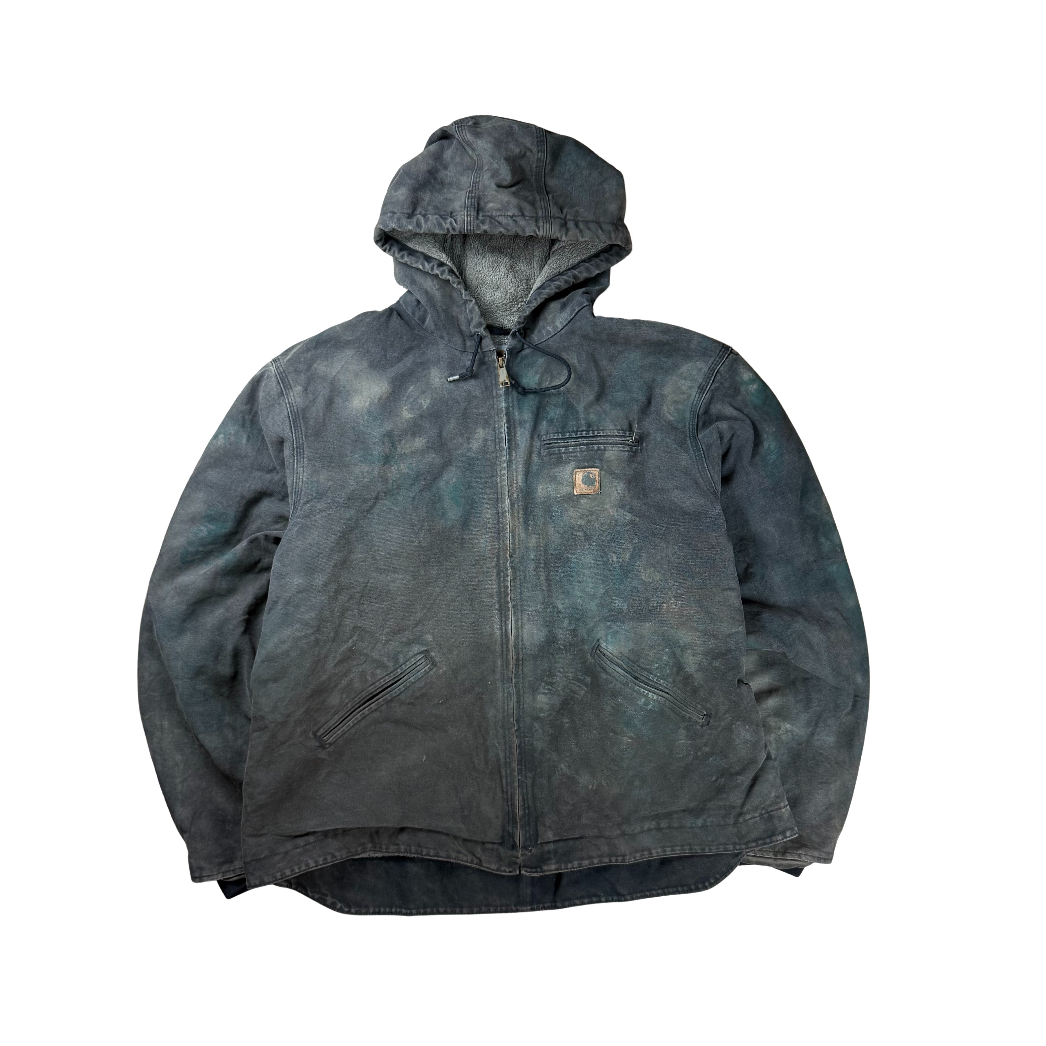 Vintage Carhartt Active Sherpa Jacket 90s Faded - XXL (Fits XL)