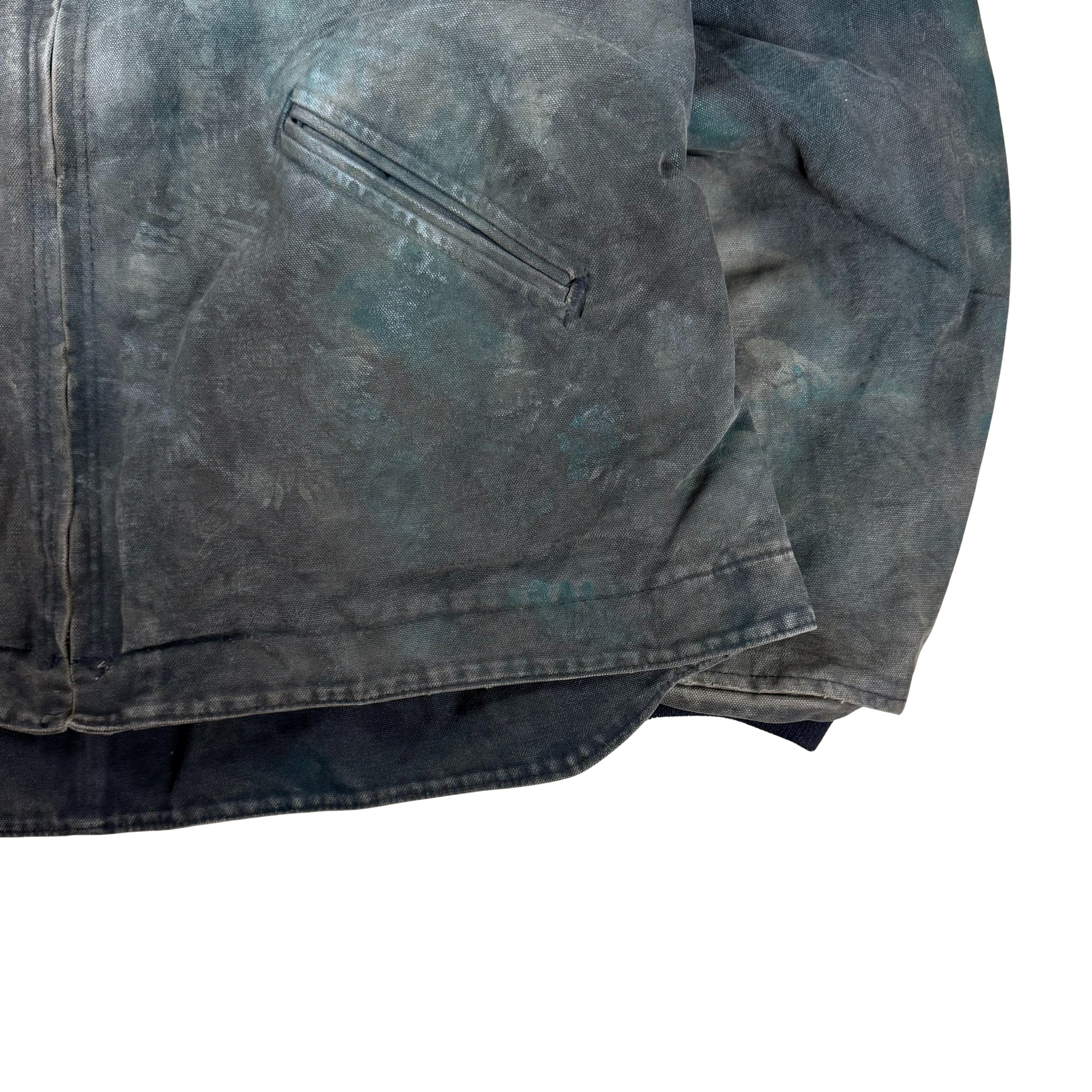 Vintage Carhartt Active Sherpa Jacket 90s Faded - XXL (Fits XL)