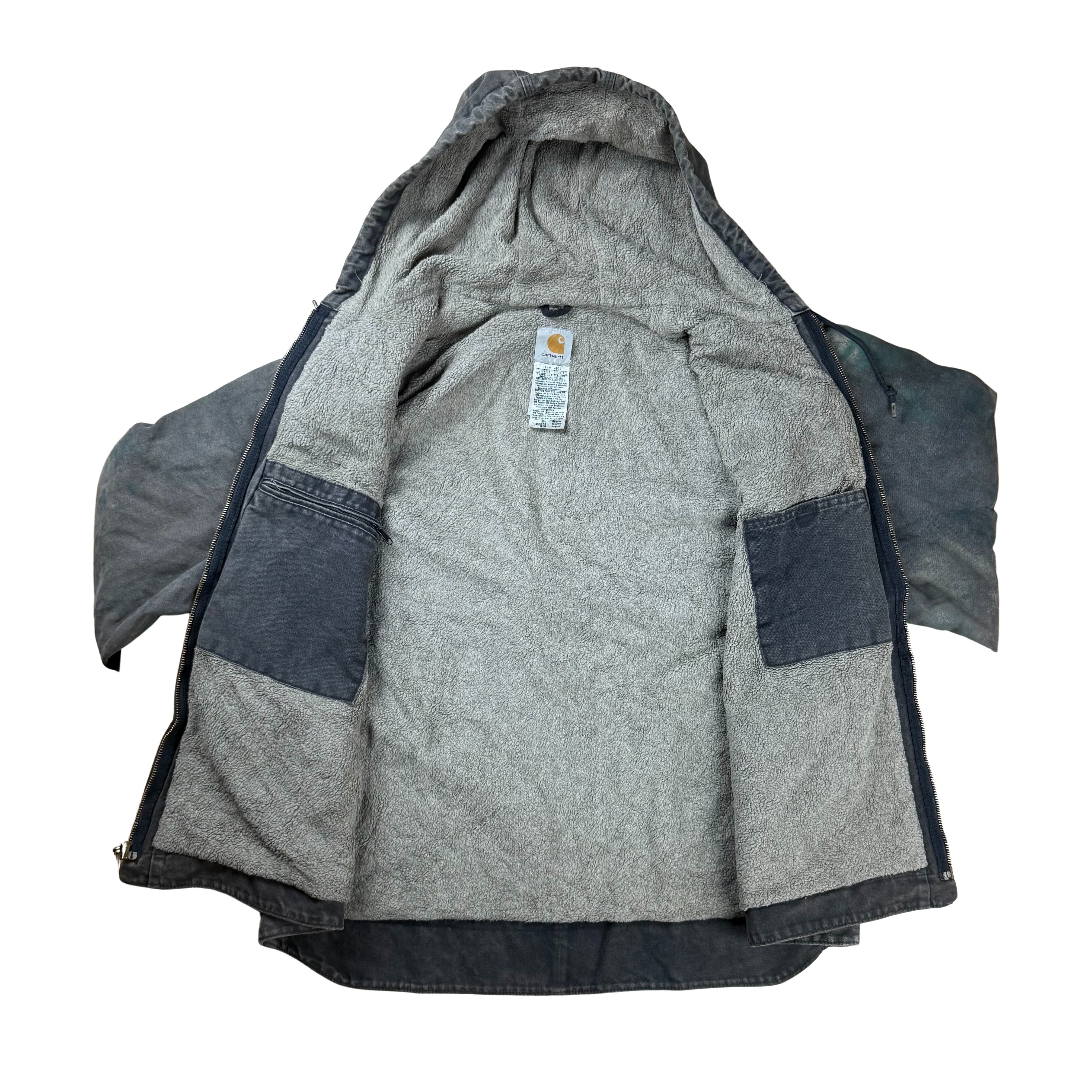 Vintage Carhartt Active Sherpa Jacket 90s Faded - XXL (Fits XL)