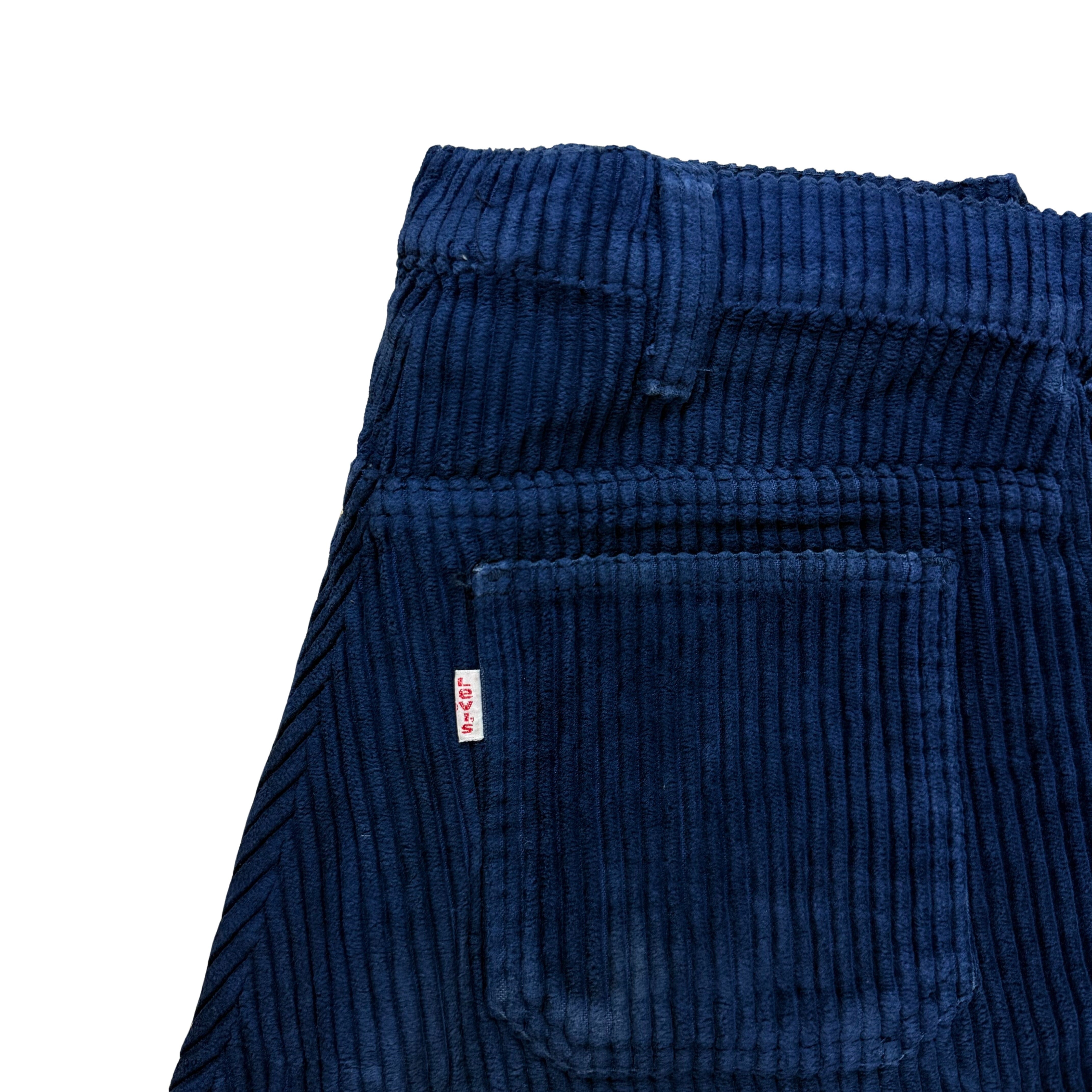 Vintage Levis 80s Flared Cord Hose Red Tab - 34