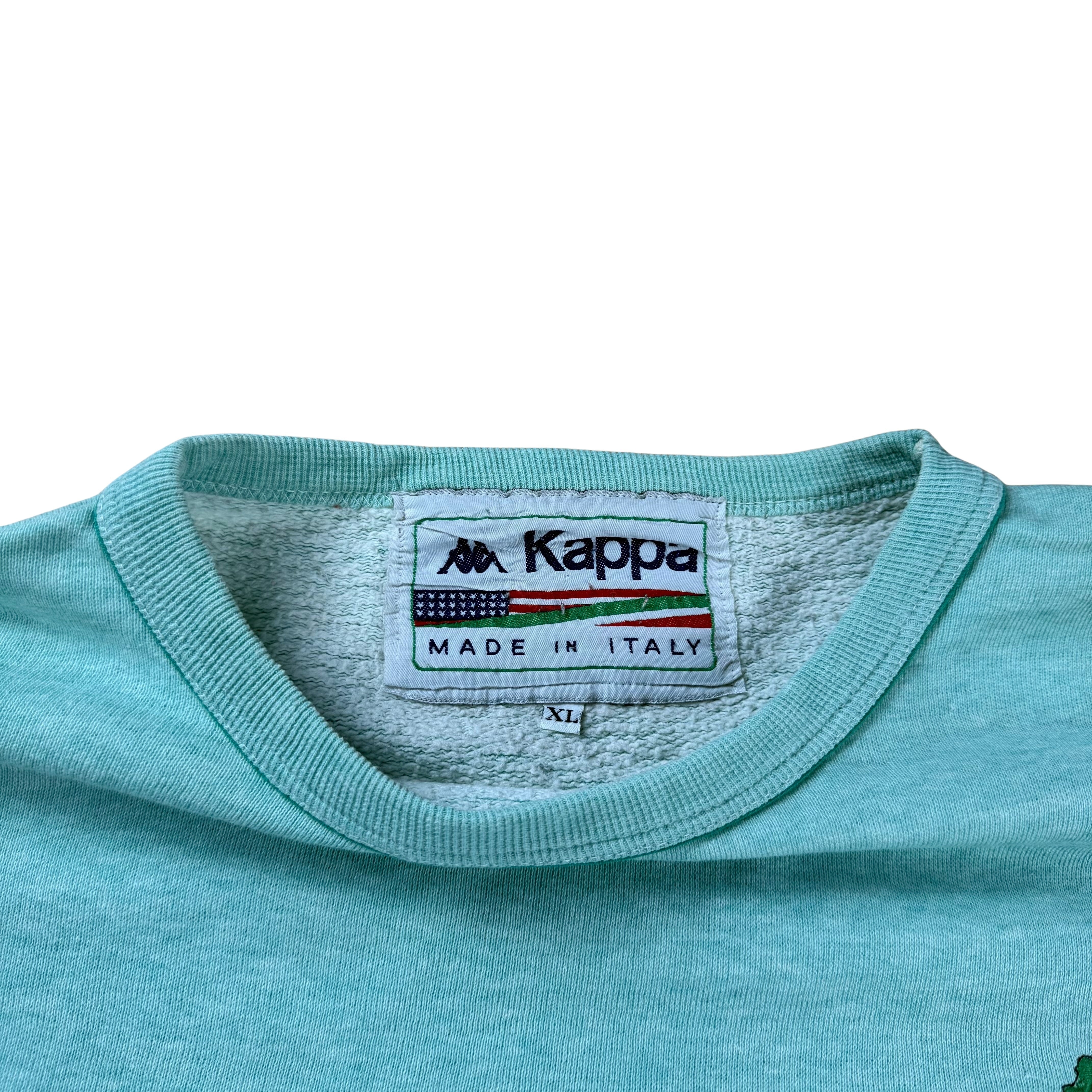 Vintage Kappa 90s Cropped Sweatshirt - XL