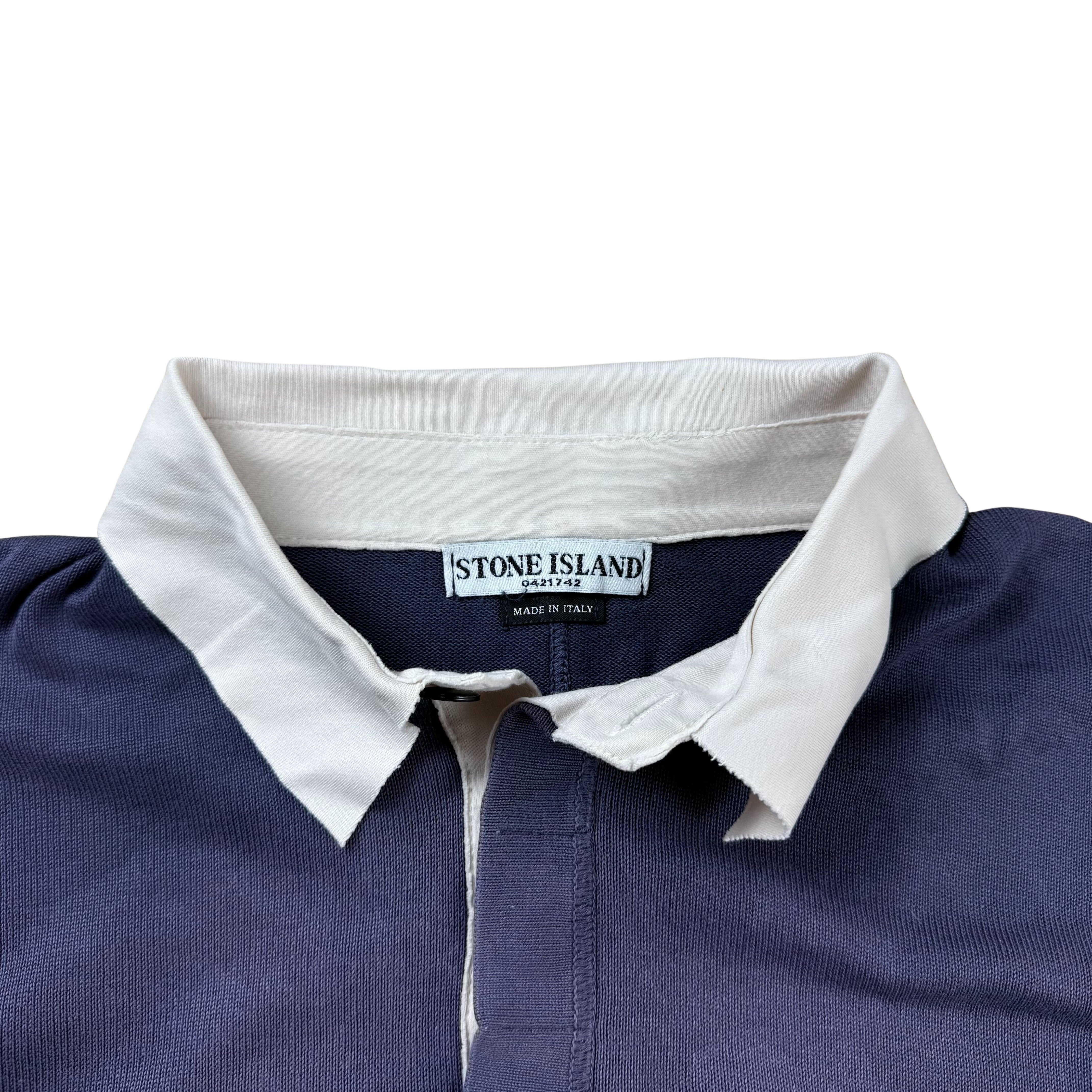 Vintage Stone Island 2005 Polo Longsleeve - L