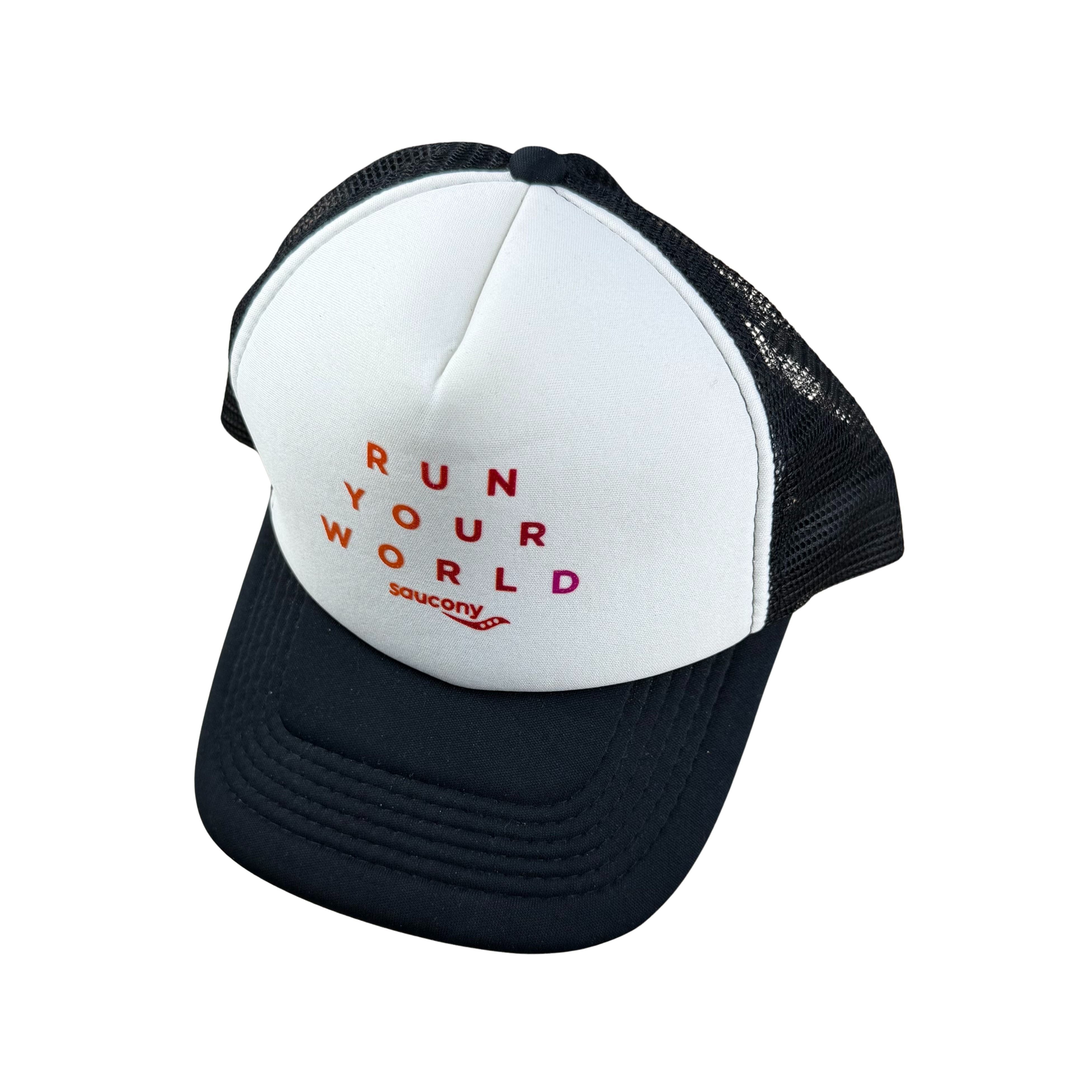 Vintage Saucony Trucker Cap Run Your World