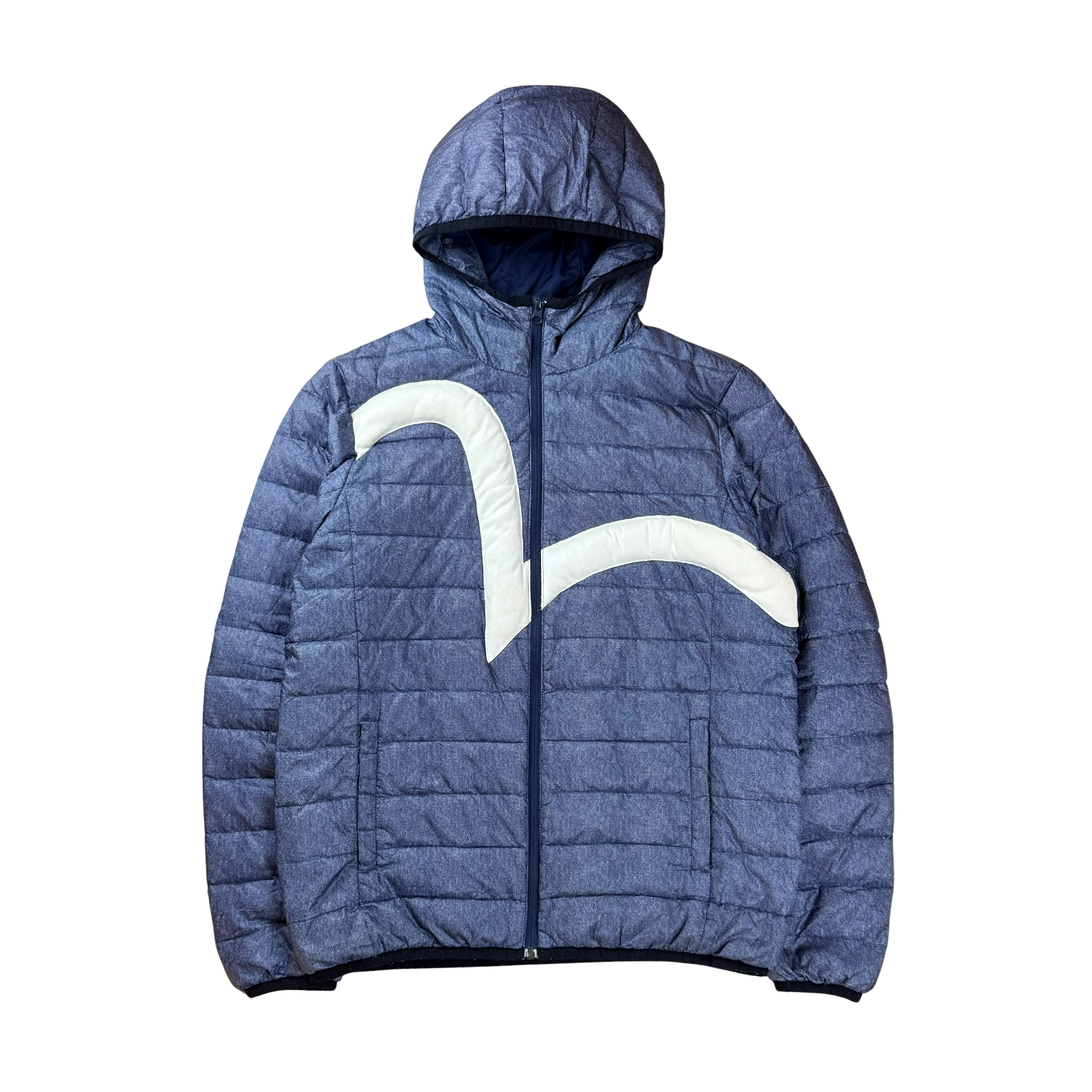 Vintage Evisu Y2k Daunen Jacke - M