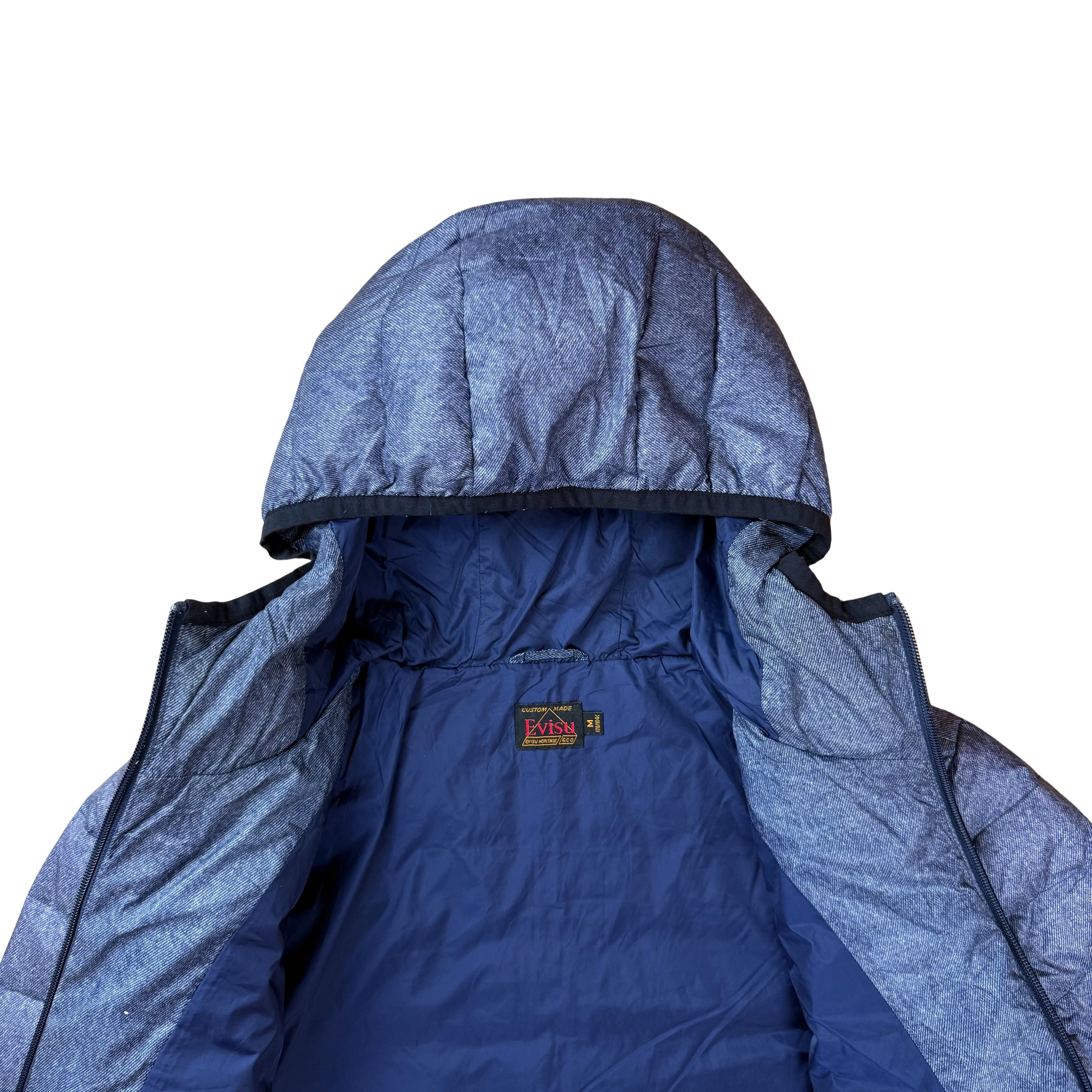 Vintage Evisu Y2k Daunen Jacke - M