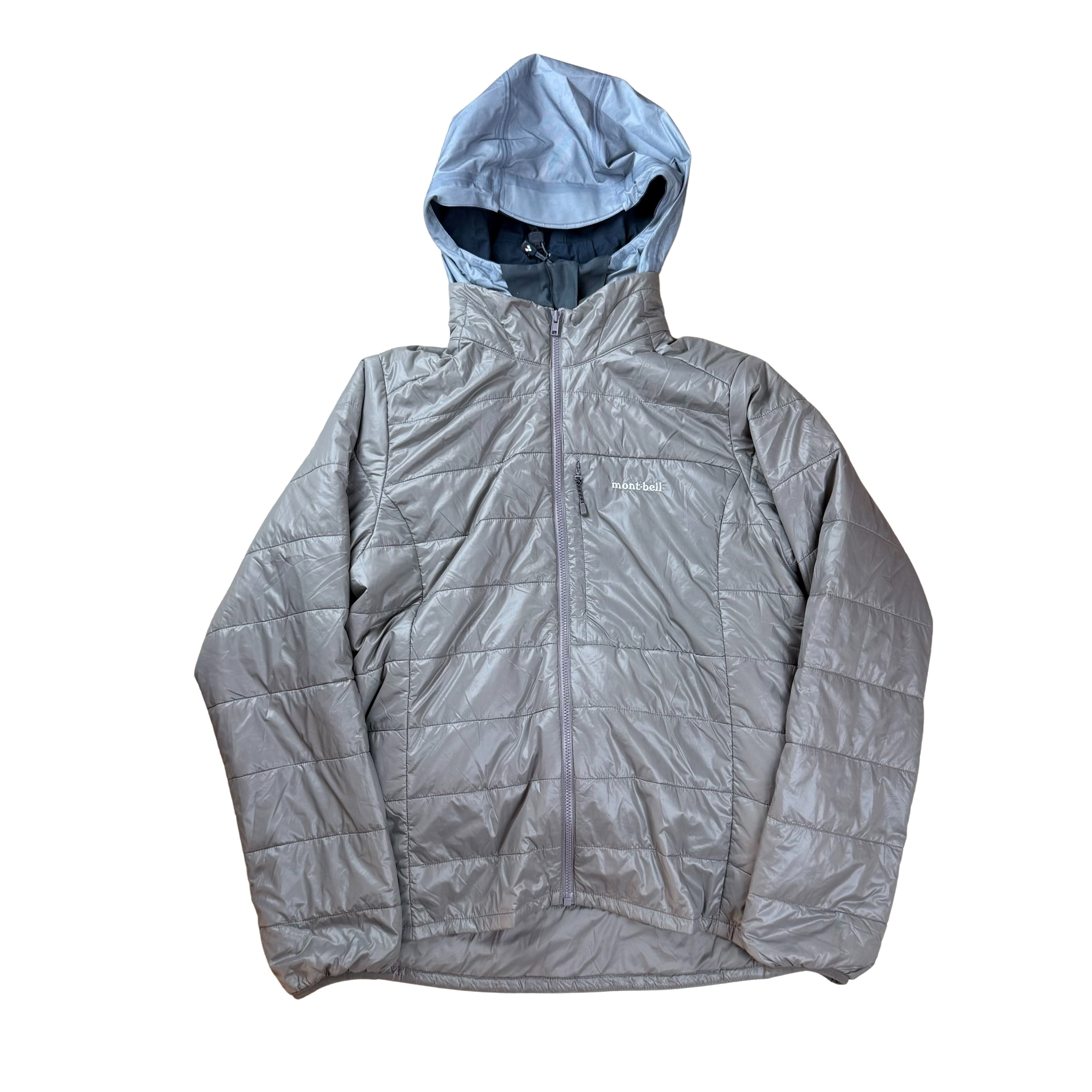 激シブ old montbell shell jacket XL ダークグレー Vintage Montbell Hardshell + Puffer Jacke - XL Womens (Mens M