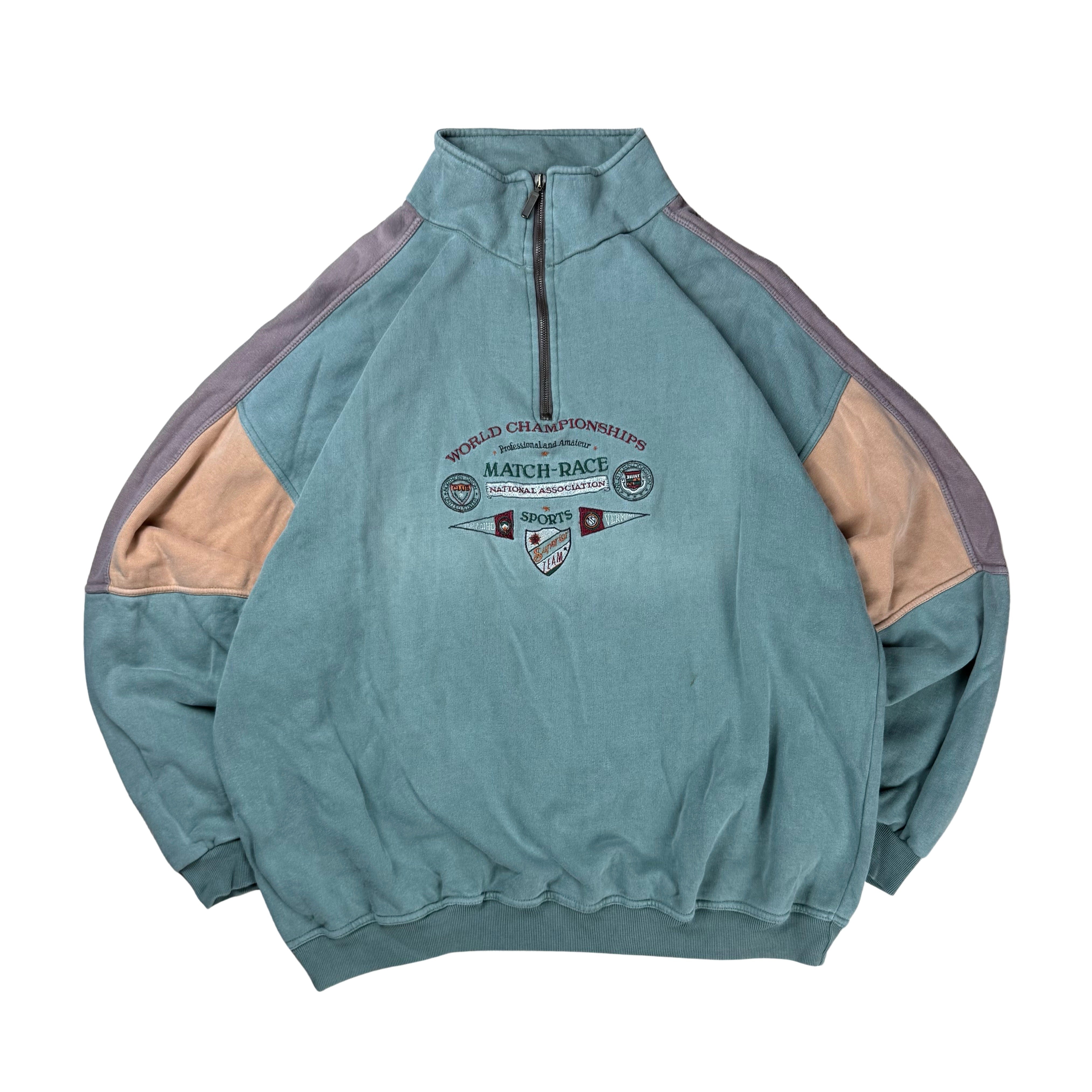 Vintage 90s American Place Halfzip - XL