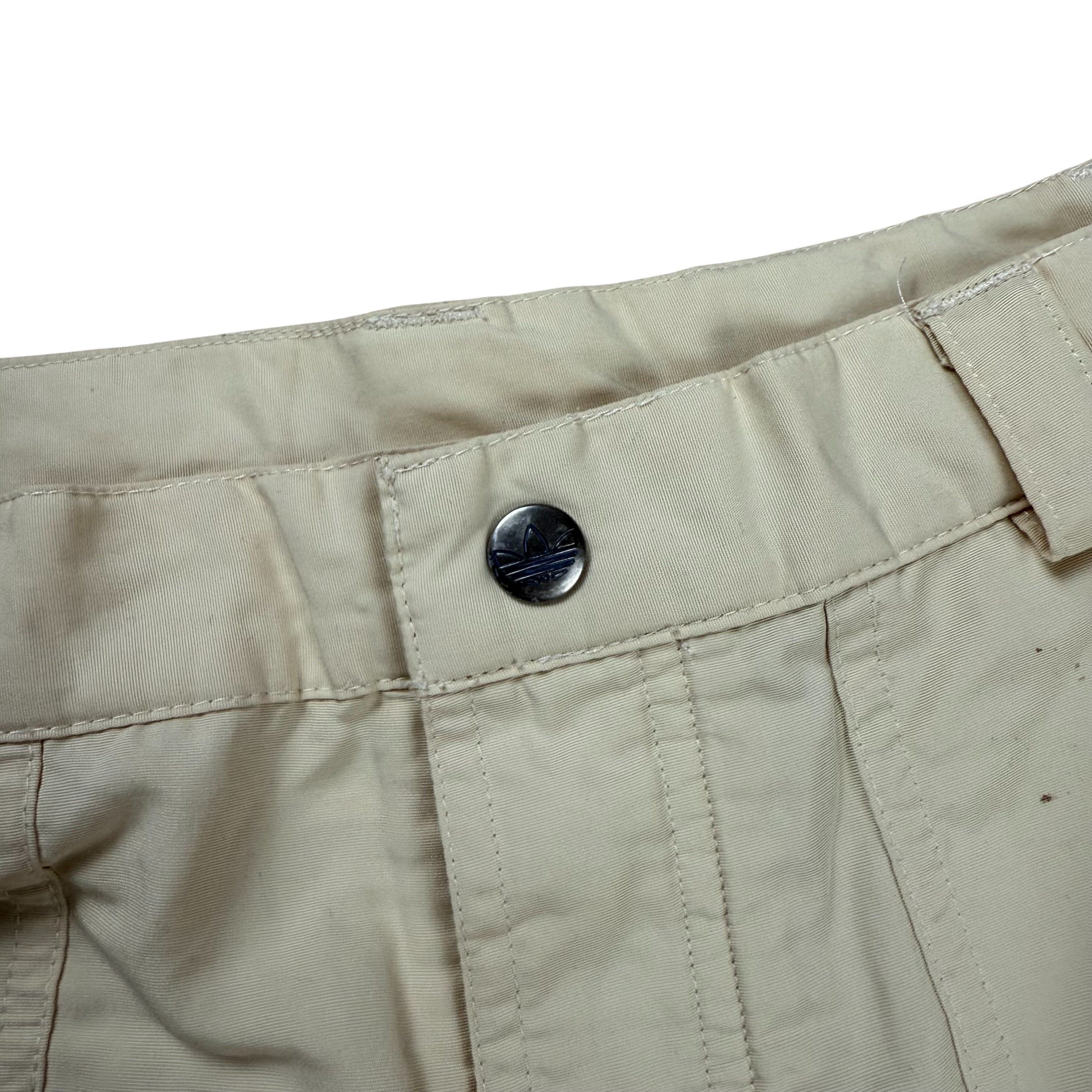 Vintage 80s Adidas Cargo Shorts - L