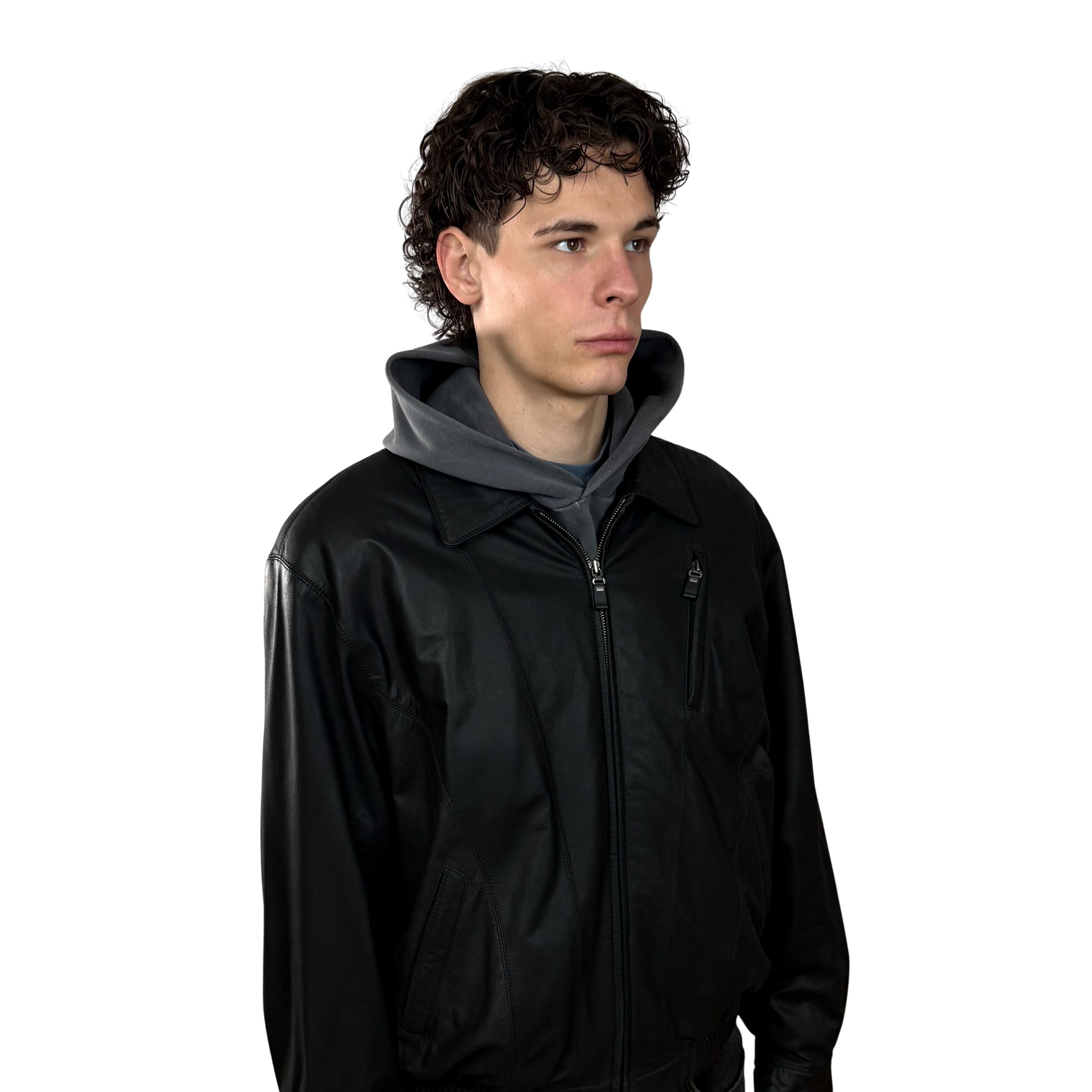 Vintage Lederjacke  - XL