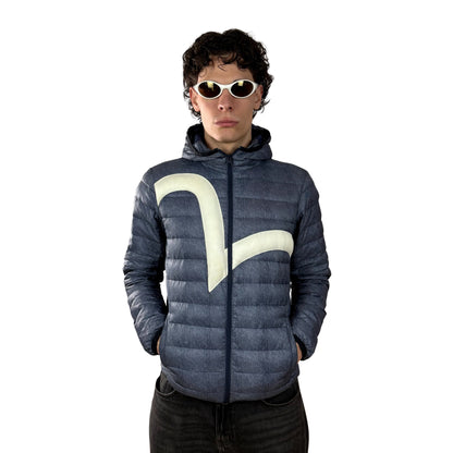 Vintage Evisu Y2k Daunen Jacke  - M