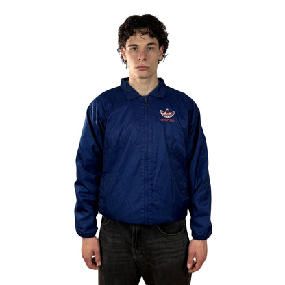Vintage Adidas 90s Nylon Harrington Jacke - S