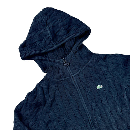 Vintage Lacoste Y2k Cableknit Jacket  - S