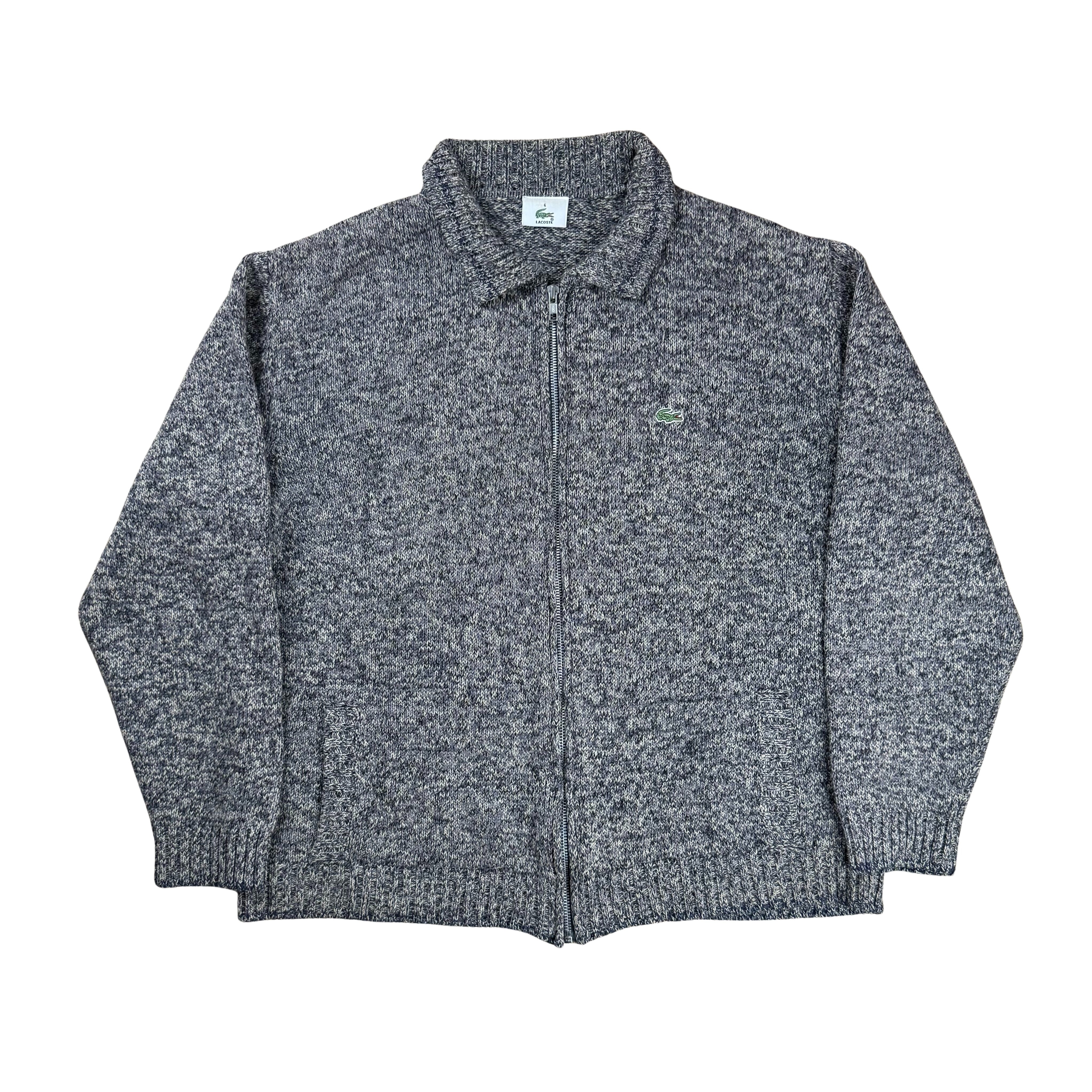 Vintage Lacoste Knit Harrington Jacket Rare  - XL