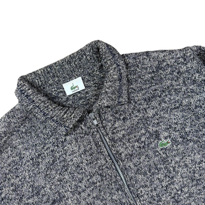 Vintage Lacoste Knit Harrington Jacket Rare  - XL