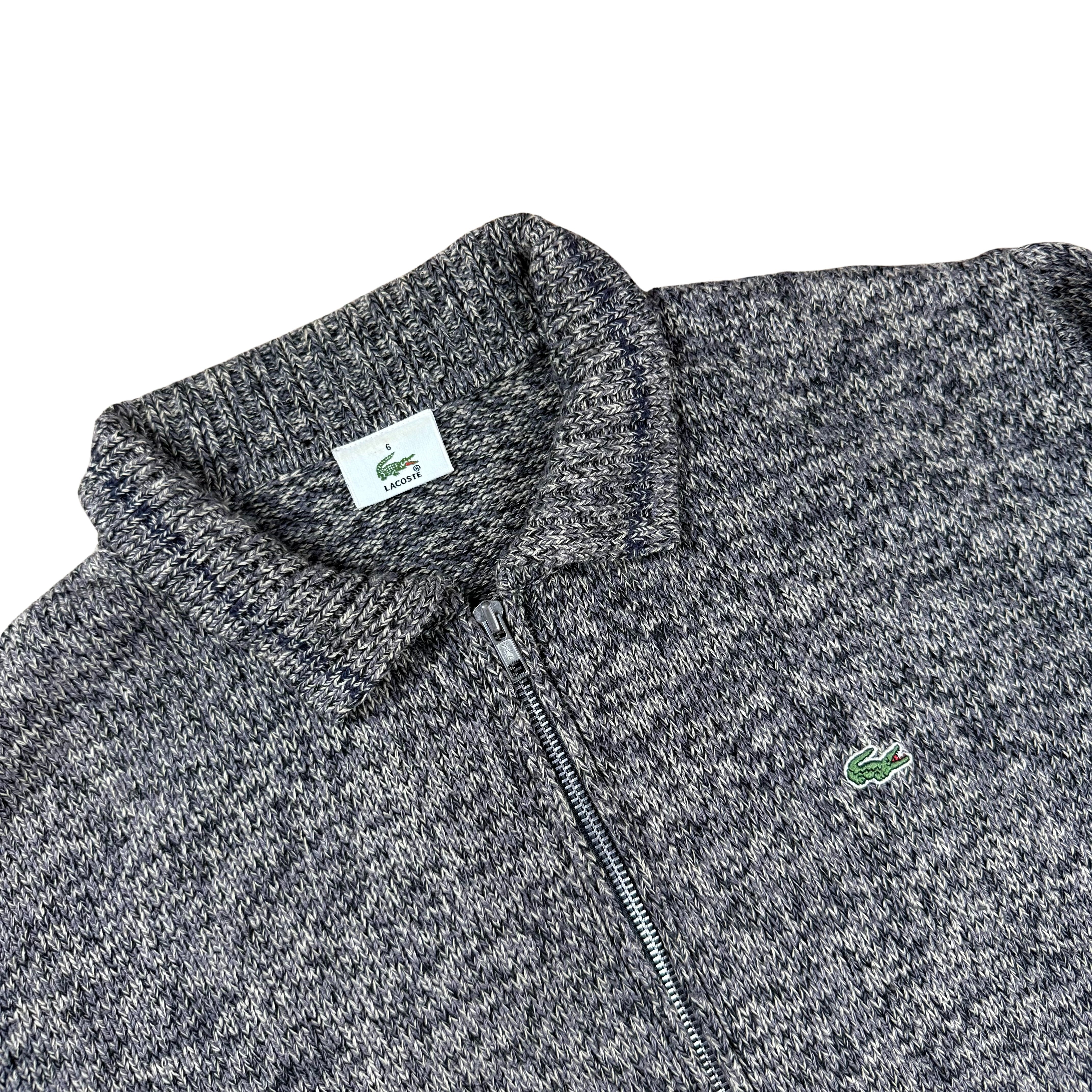 Vintage Lacoste Knit Harrington Jacket Rare  - XL