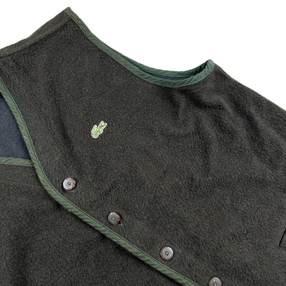 Vintage Lacoste Fleece Vest  - XL