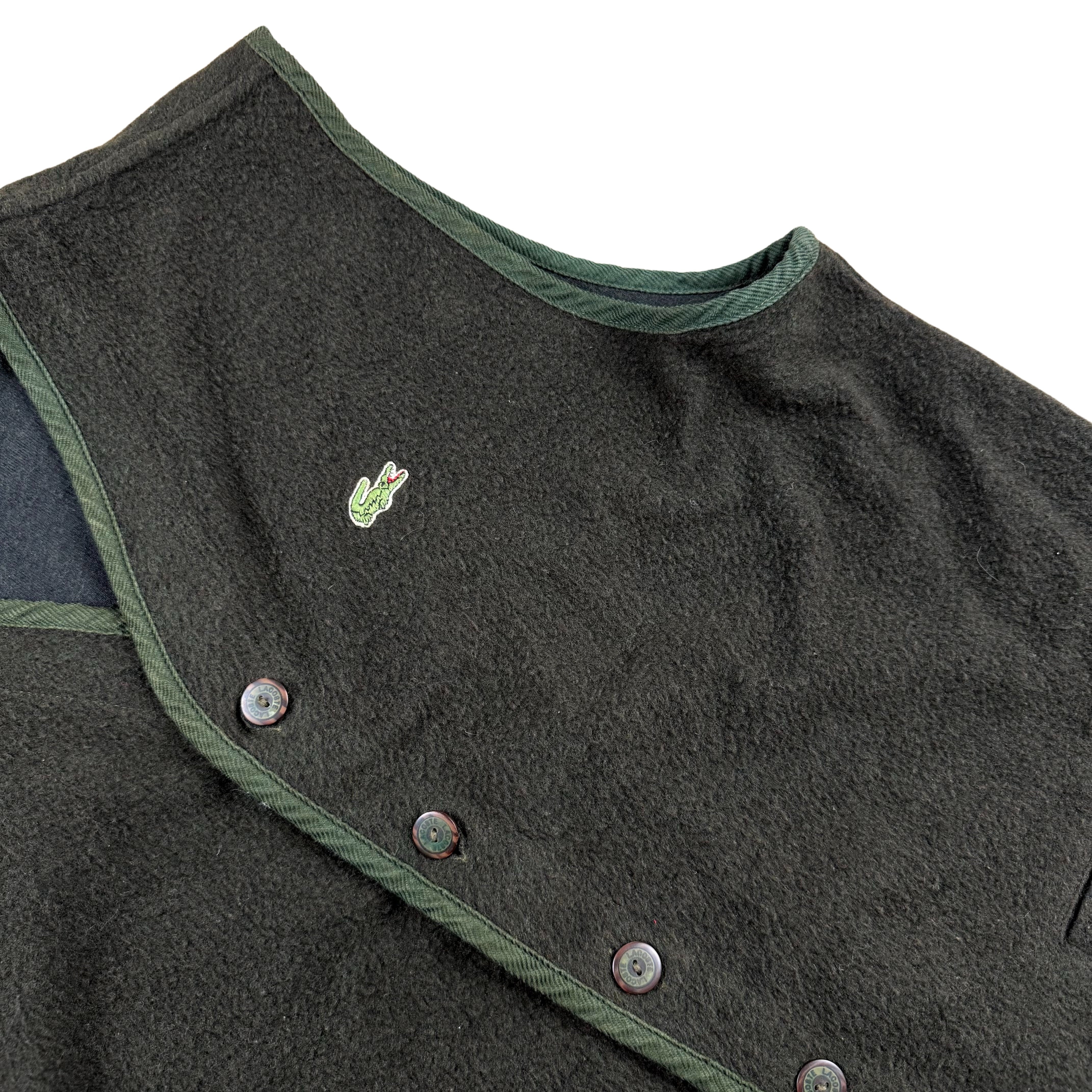 Vintage Lacoste Fleece Vest  - XL
