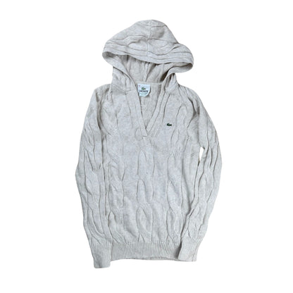 Vintage Lacoste Cableknit Hoodie  - S