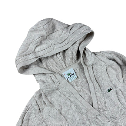 Vintage Lacoste Cableknit Hoodie  - S