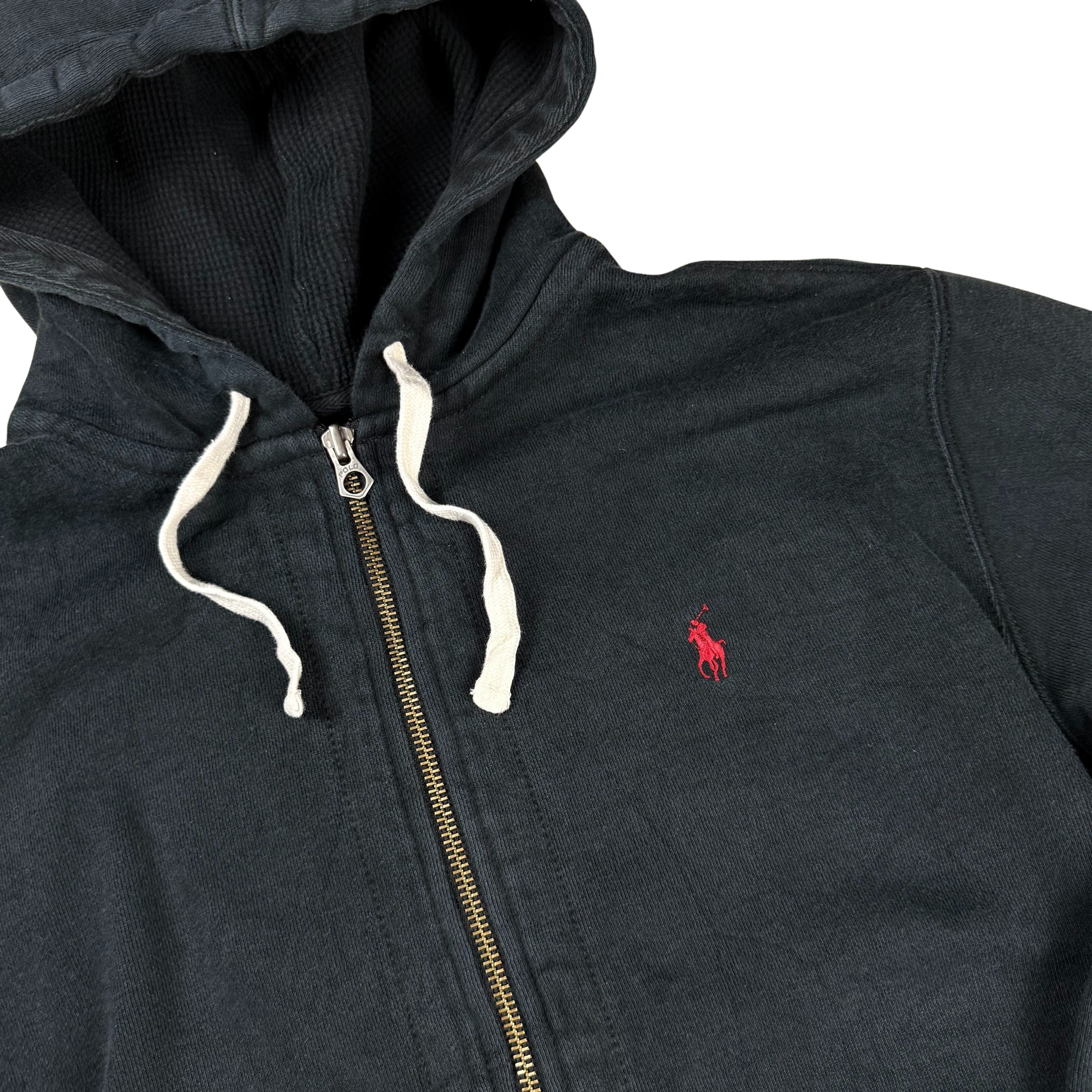 Vintage Ralph Lauren 90s Zip Hoodie - L