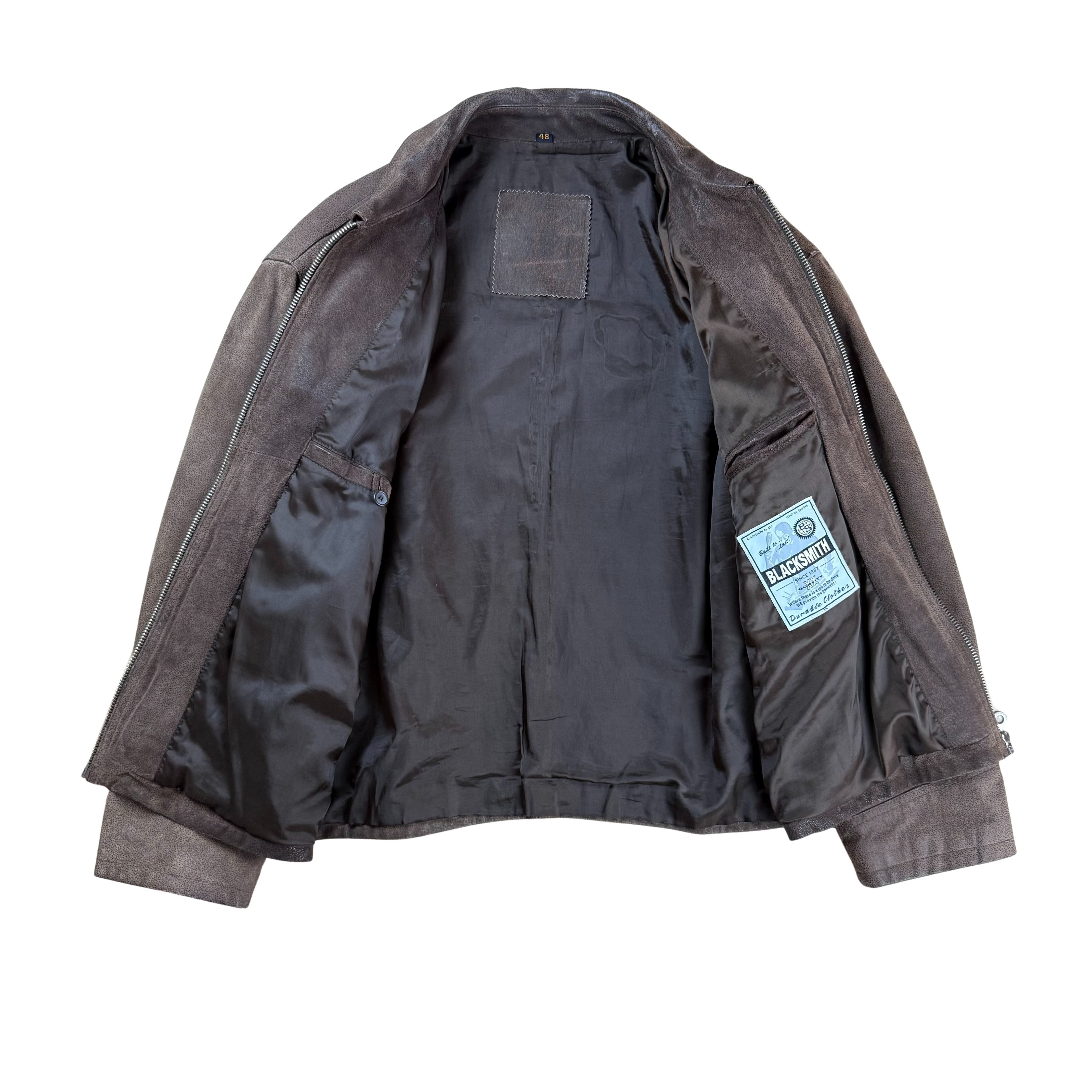 Vintage 90s Blacksmith Lederjacke Rare  - M