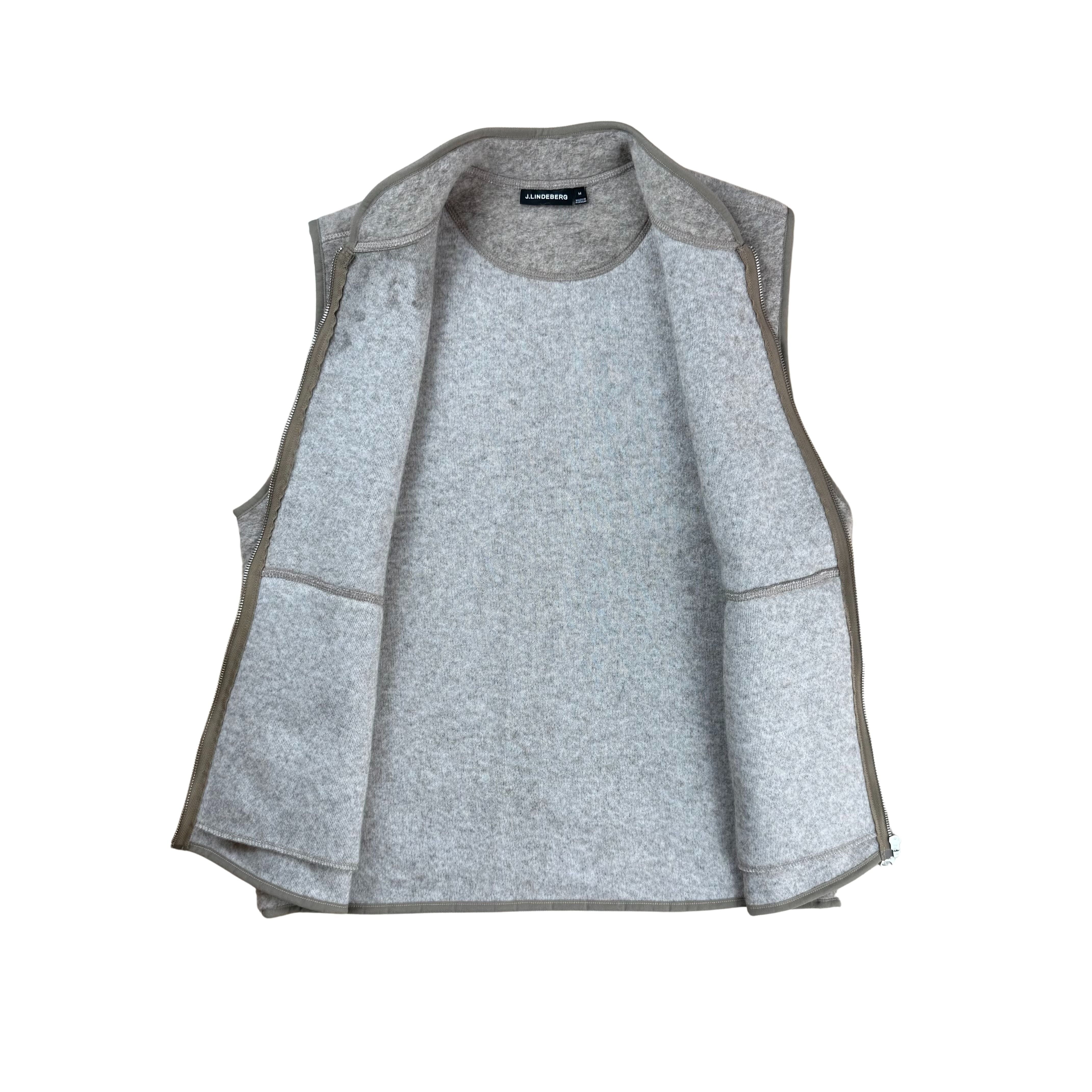 J. Lindeberg Wool Fleece Weste  - M