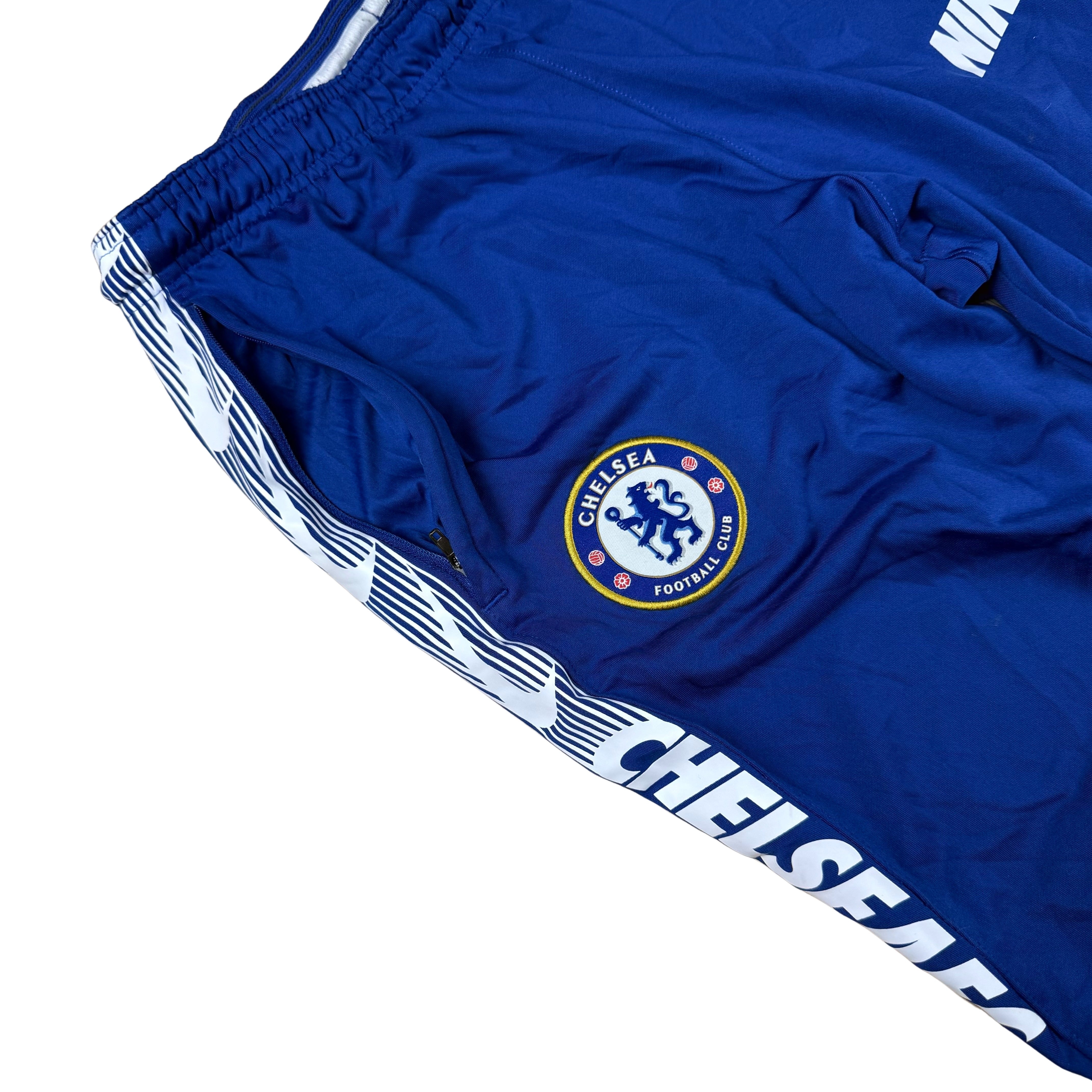 Vintage Nike Trackpants Fussball Chelsea - S